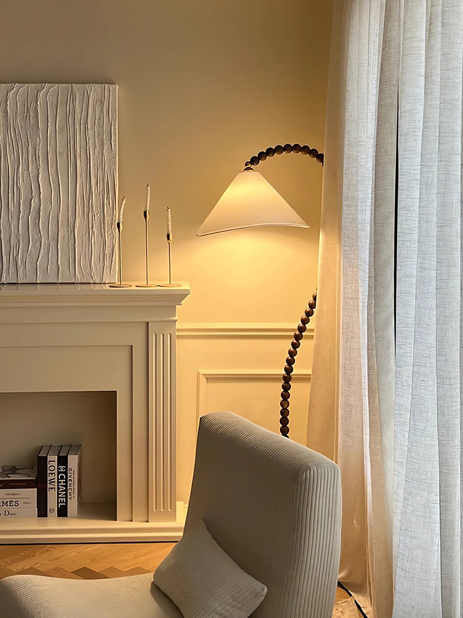 Wooden Bead Floor Lamp - Image 28
