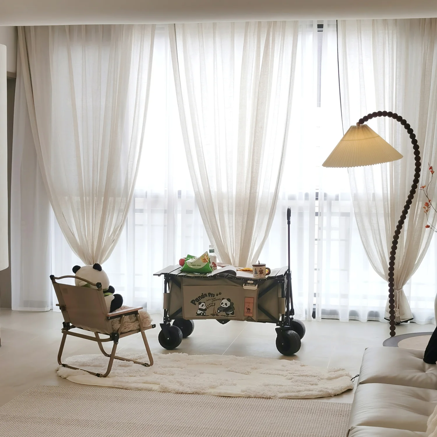 Wooden Bead Floor Lamp - Image 32