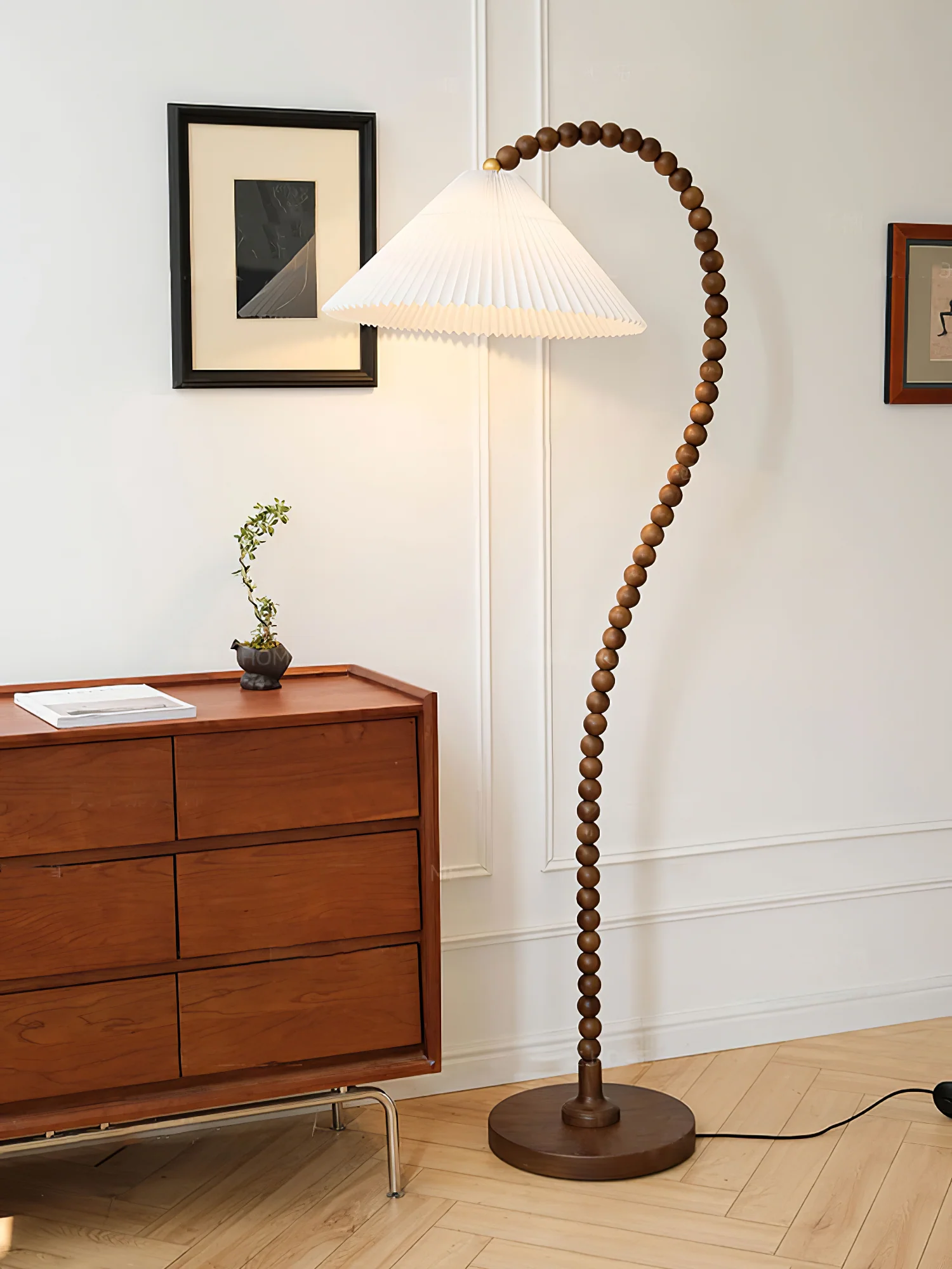Wooden Bead Floor Lamp - Image 33