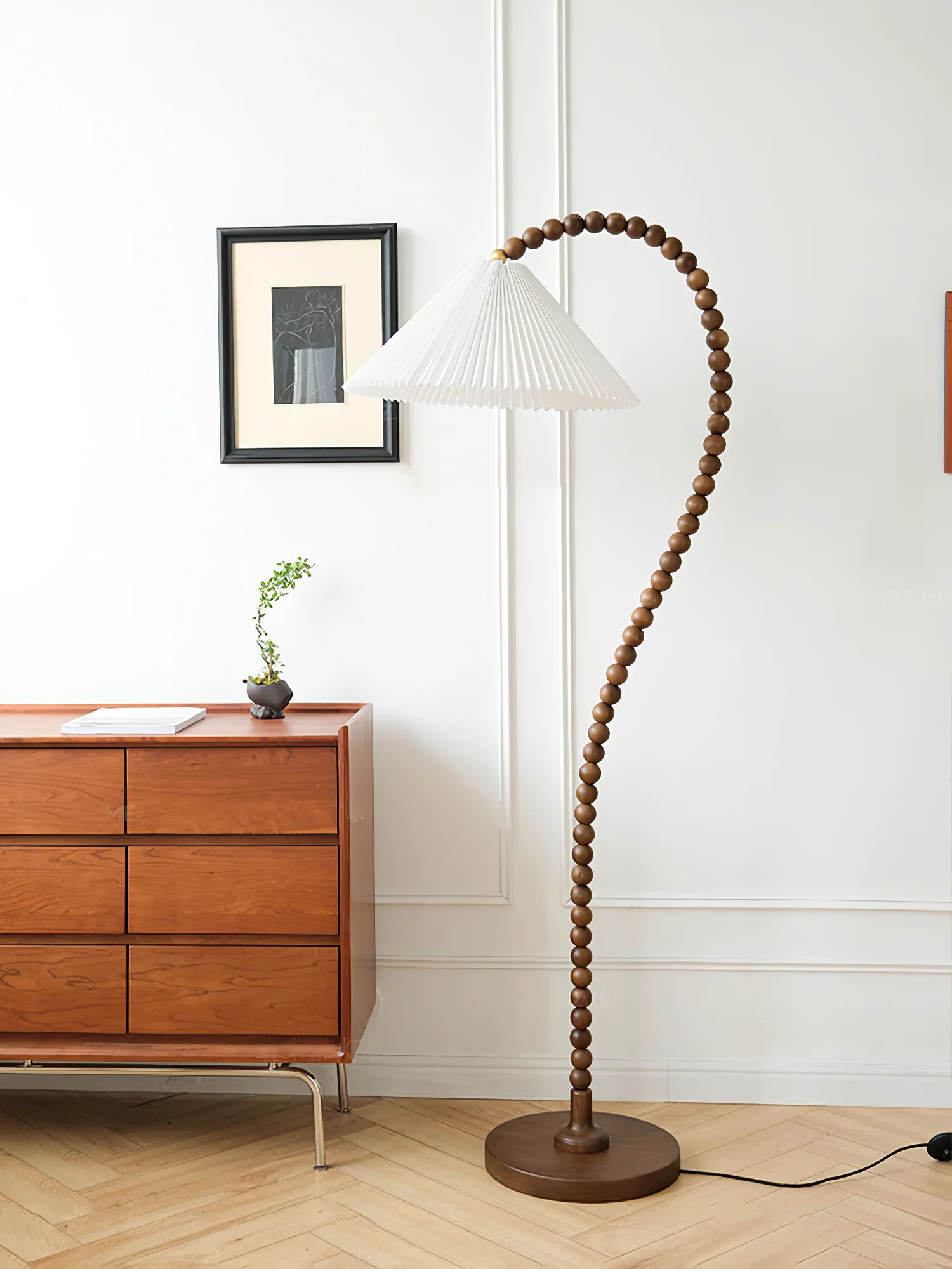 Wooden Bead Floor Lamp - Image 34