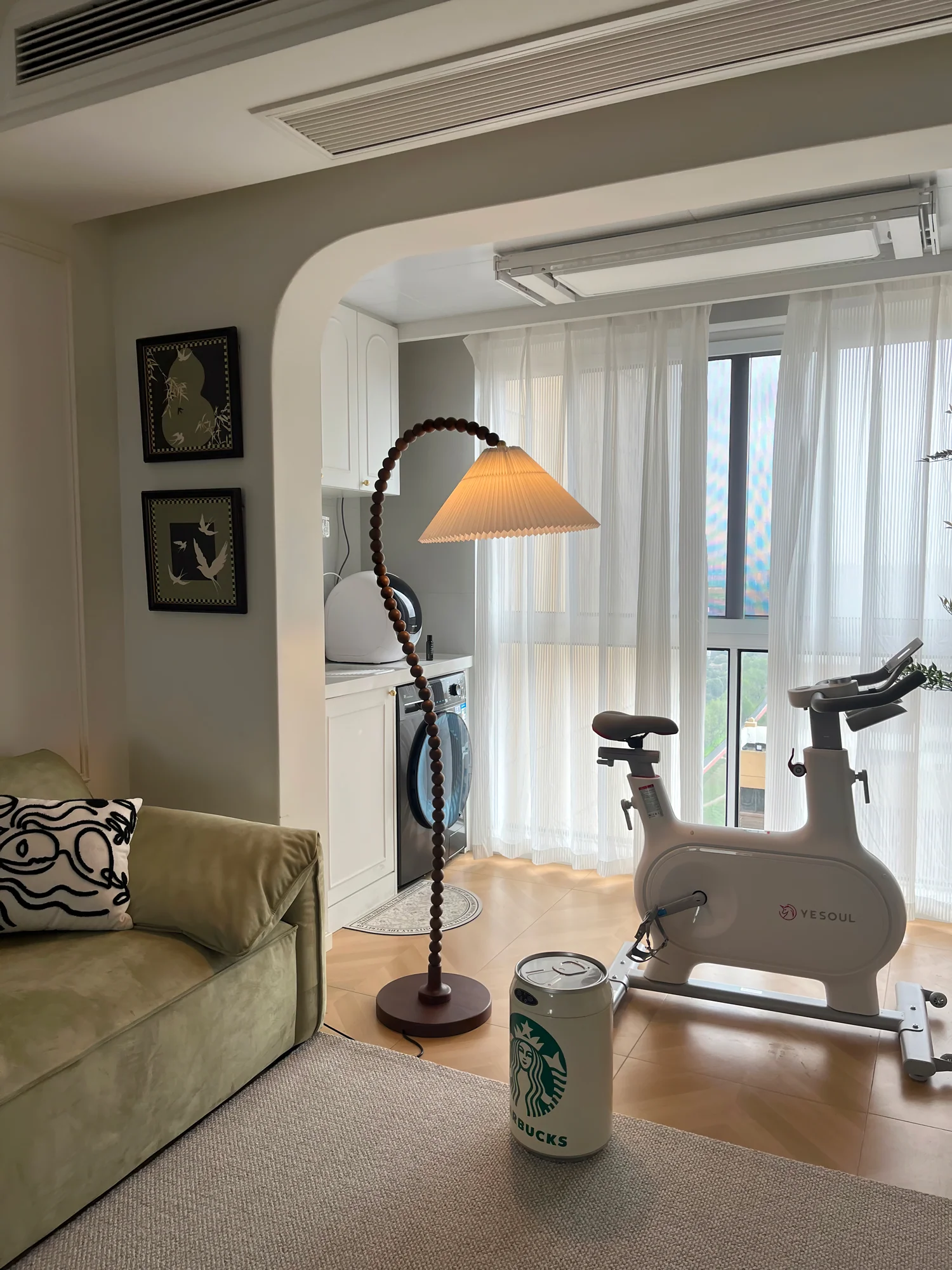 Wooden Bead Floor Lamp - Image 43