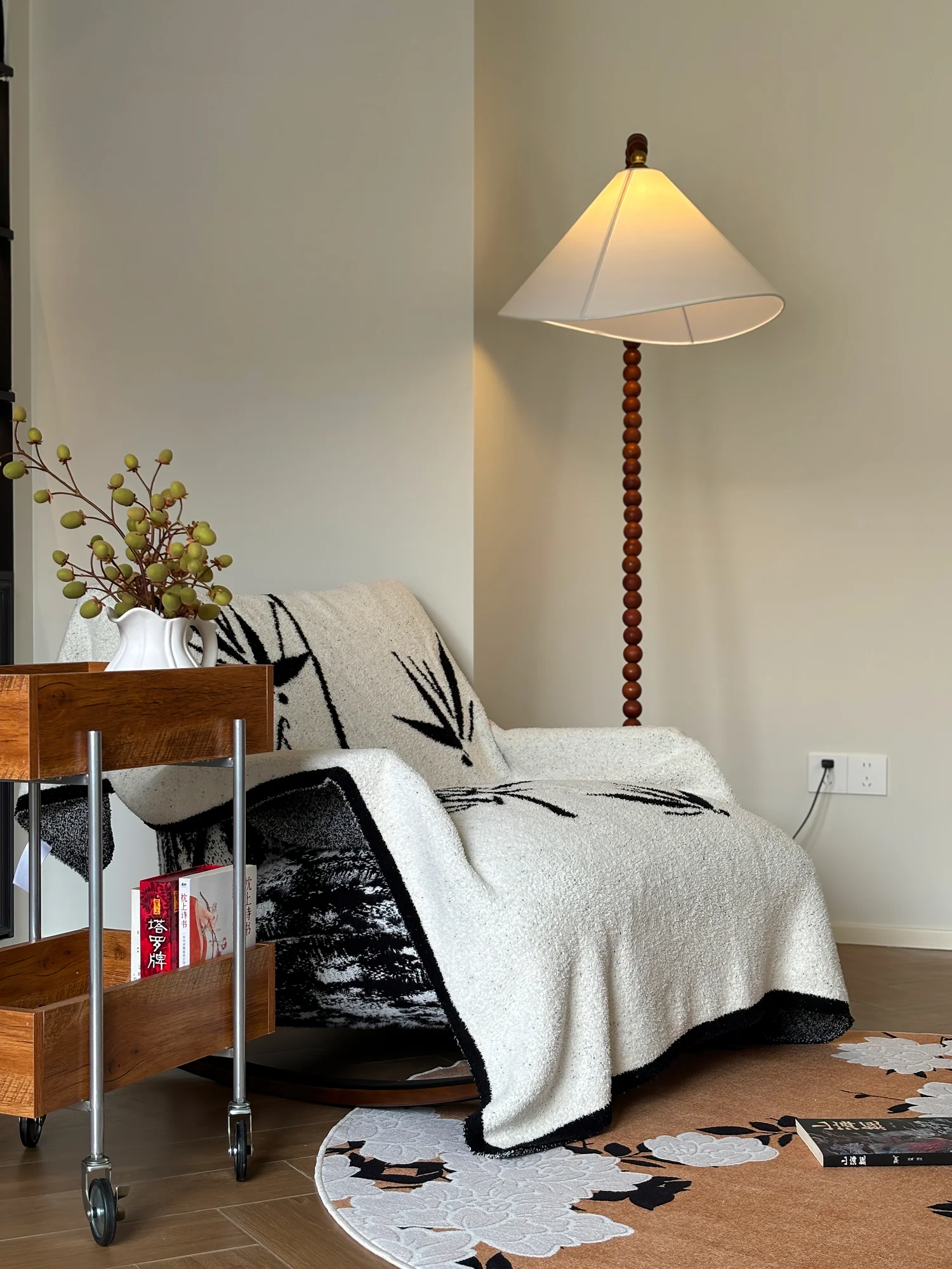 Wooden Bead Floor Lamp - Image 47