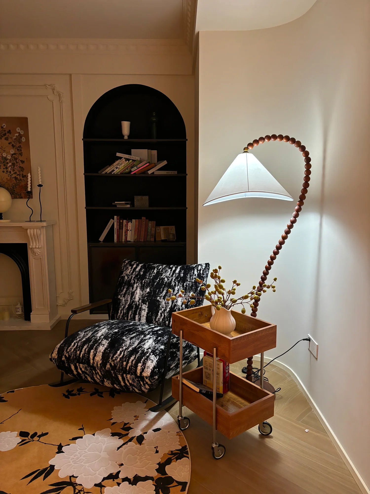 Wooden Bead Floor Lamp - Image 48