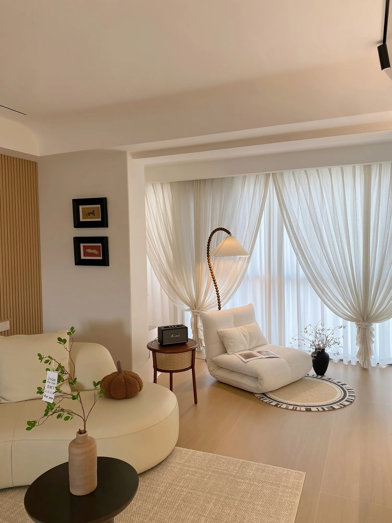 Wooden Bead Floor Lamp - Image 52