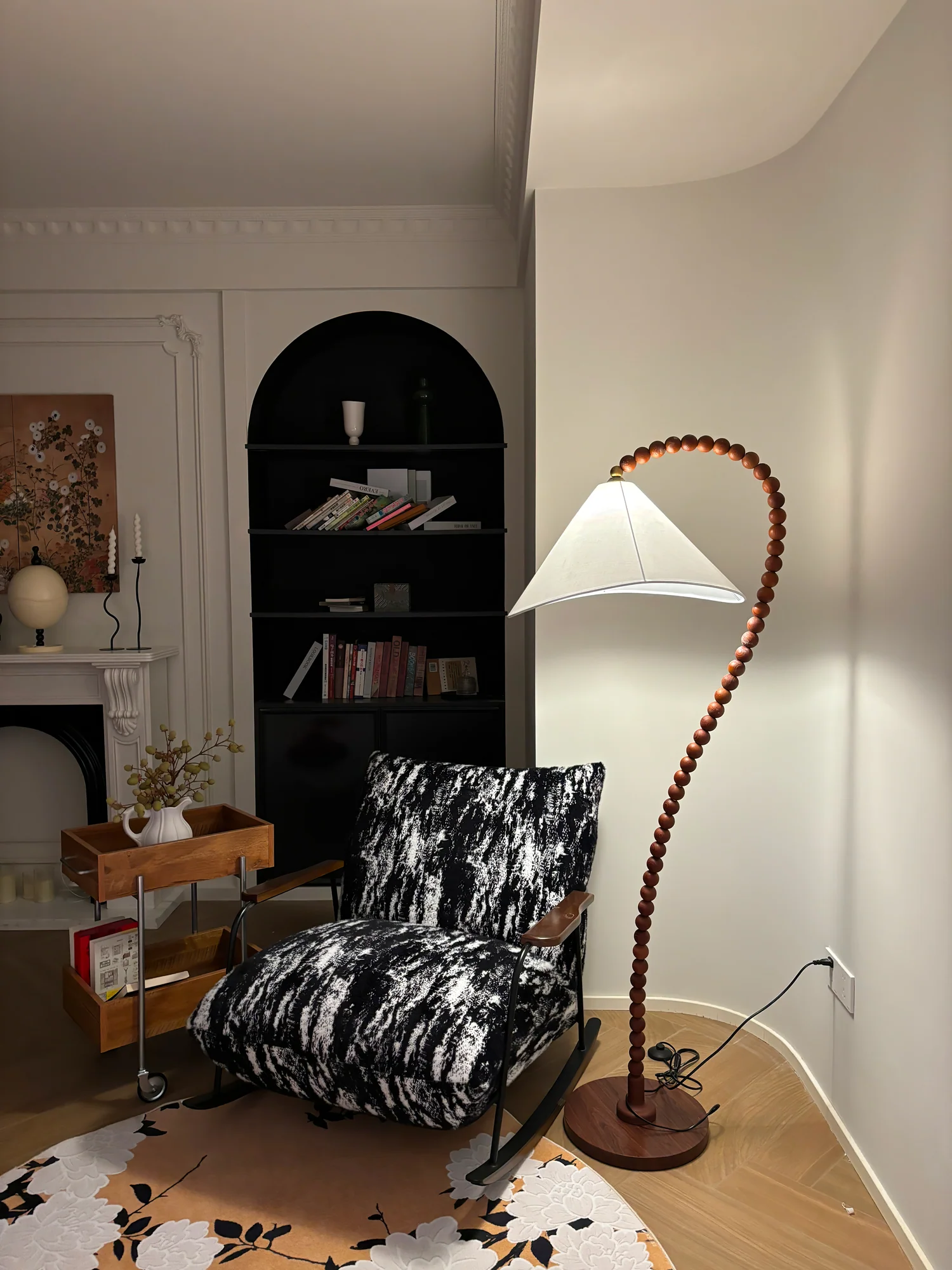 Wooden Bead Floor Lamp - Image 59