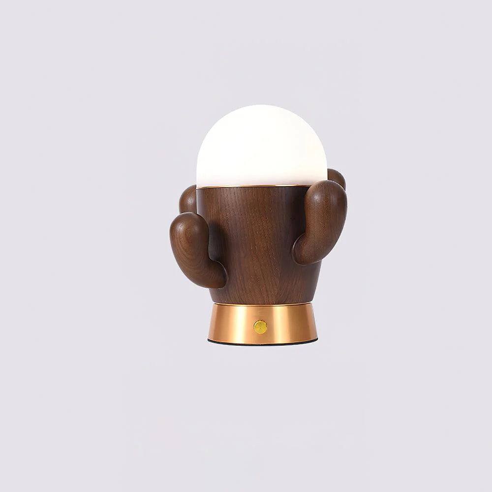 Wooden Cactus Table Lamp - Image 16