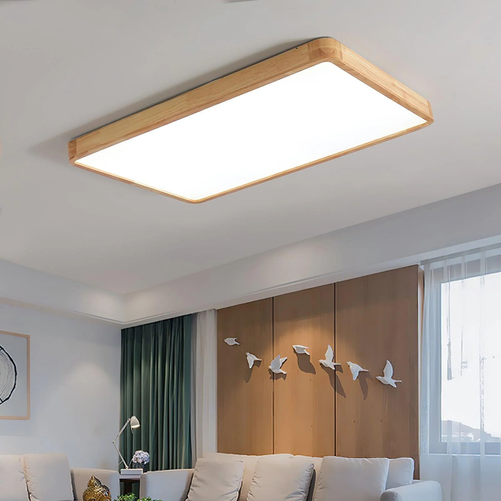 Wooden Geometric Ceiling Light - Image 18