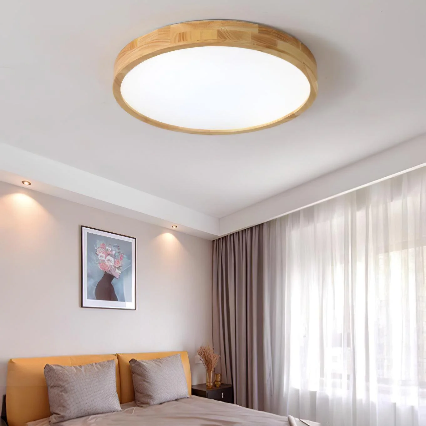 Wooden Geometric Ceiling Light - Image 19
