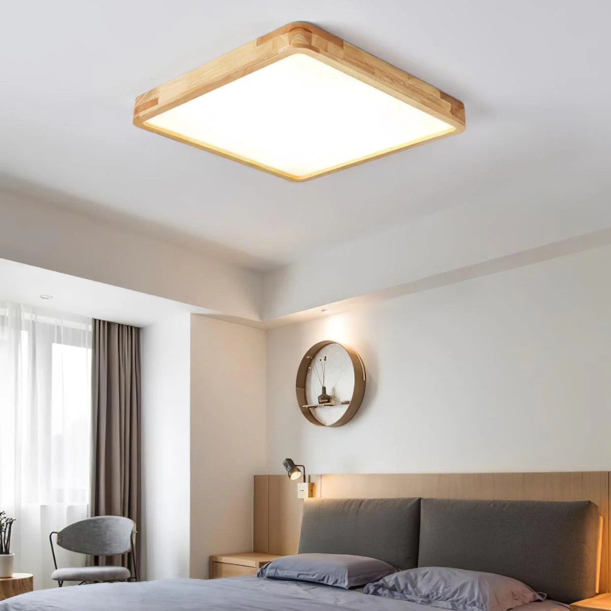 Wooden Geometric Ceiling Light - Image 25