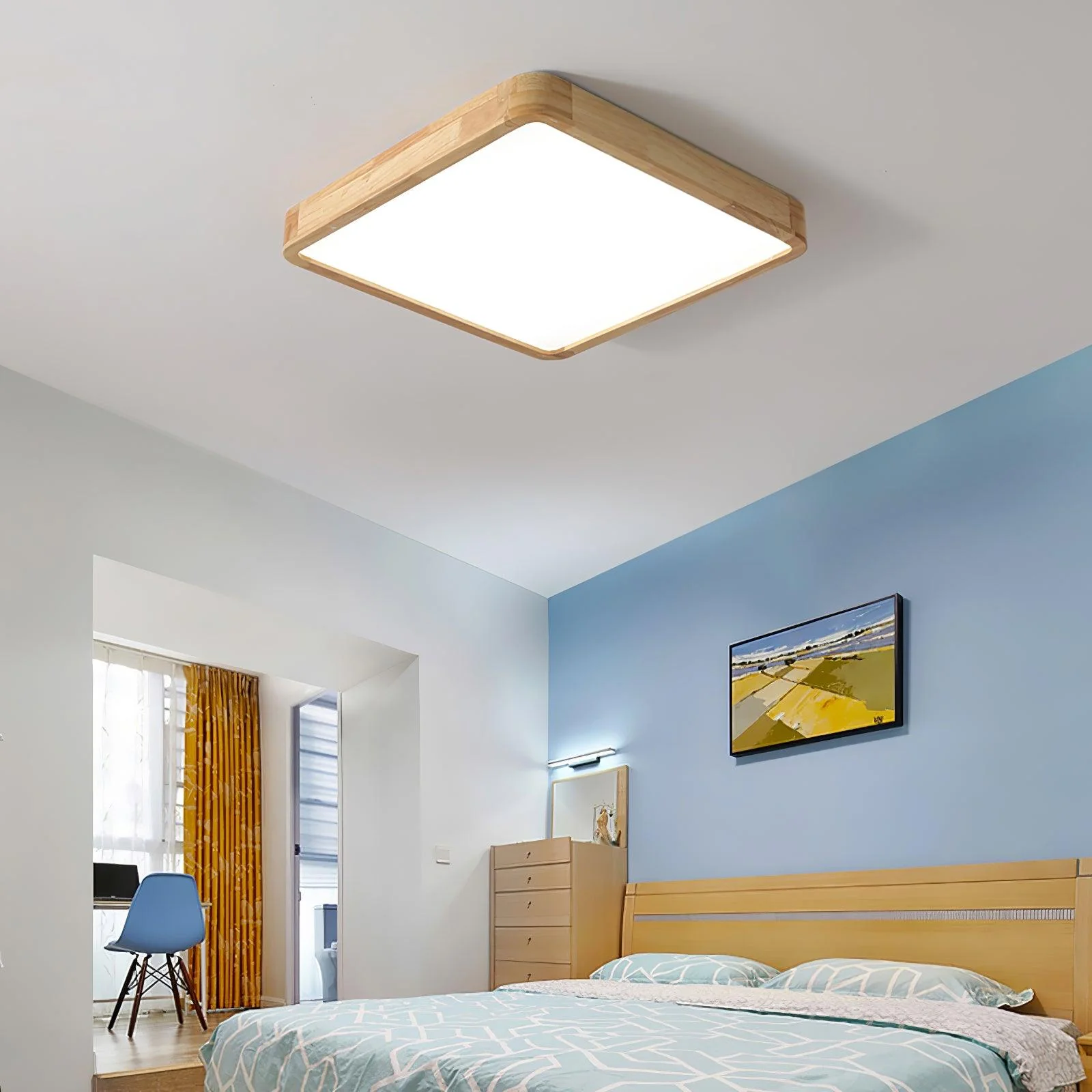 Wooden Geometric Ceiling Light - Image 27