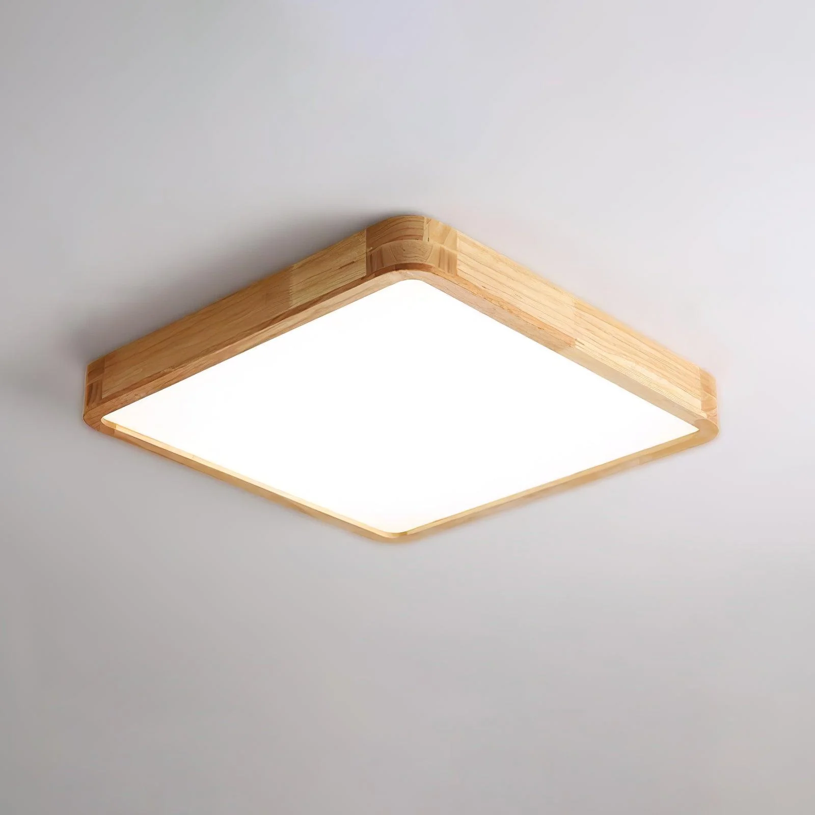 Wooden Geometric Ceiling Light - Image 59