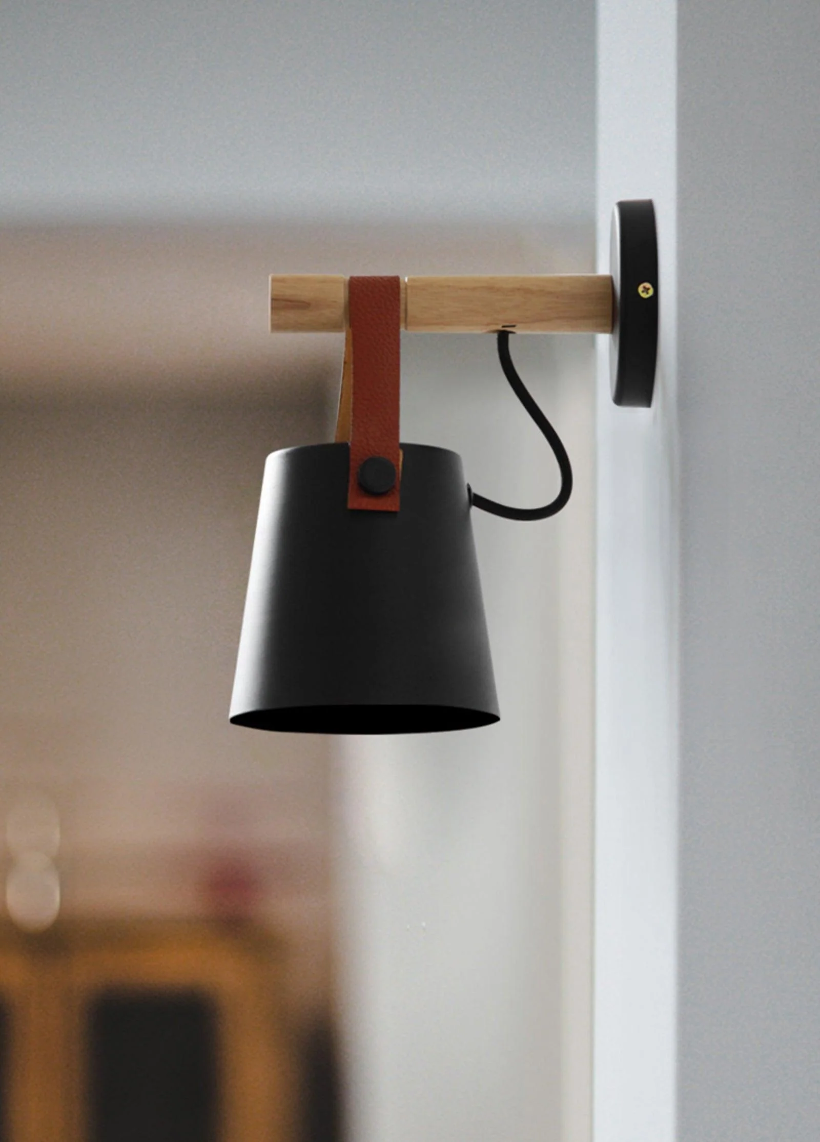 Wooden Conical Wall Light - Image 22