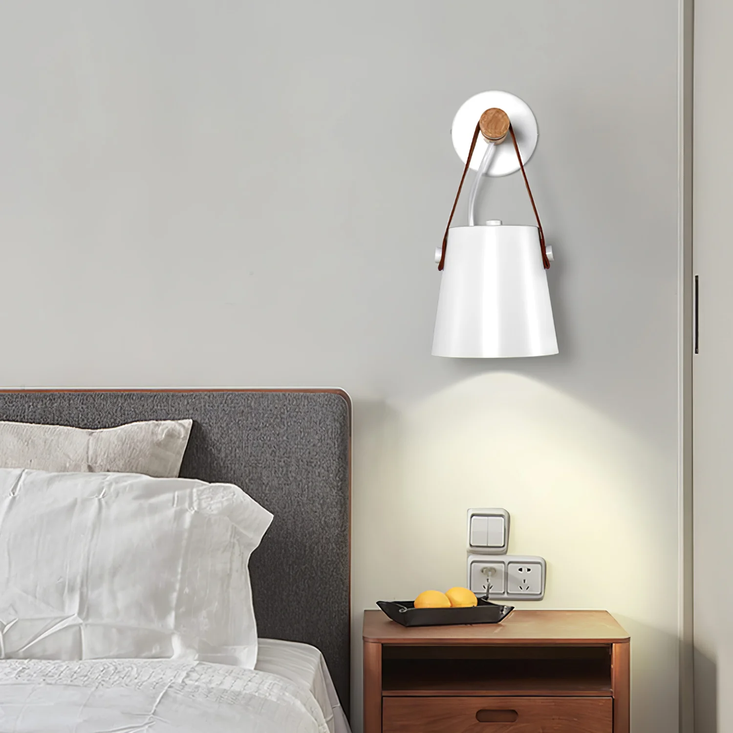 Wooden Conical Wall Light - Image 30