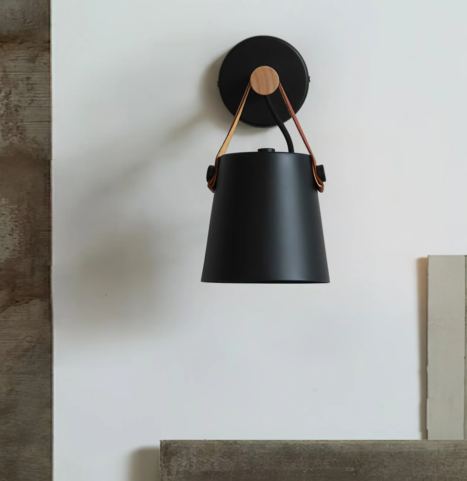 Wooden Conical Wall Light - Image 38
