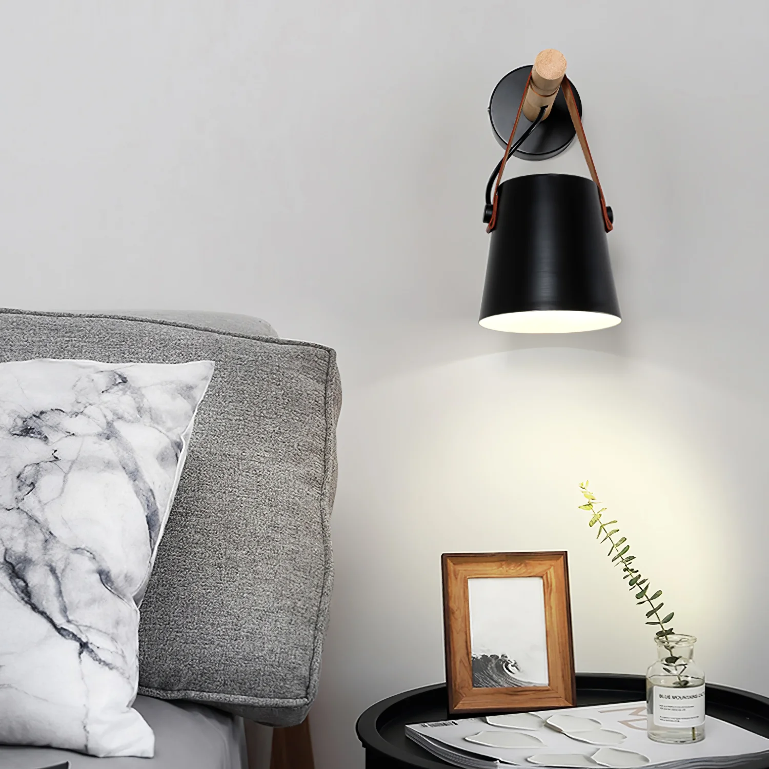 Wooden Conical Wall Light - Image 7