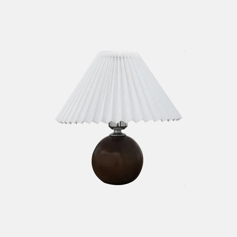 Wooden Pleated Table Lamp - Image 11