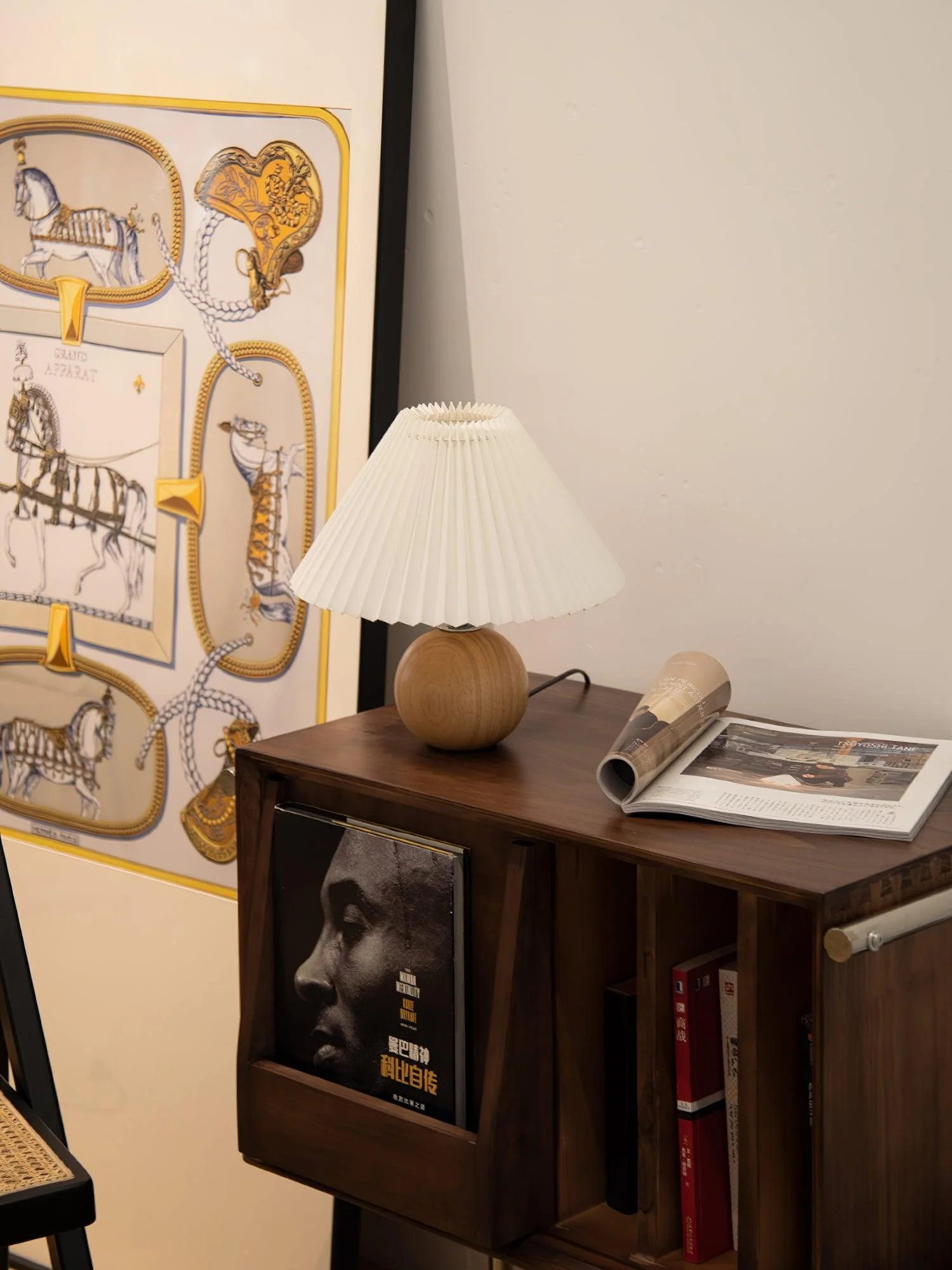 Wooden Pleated Table Lamp - Image 13