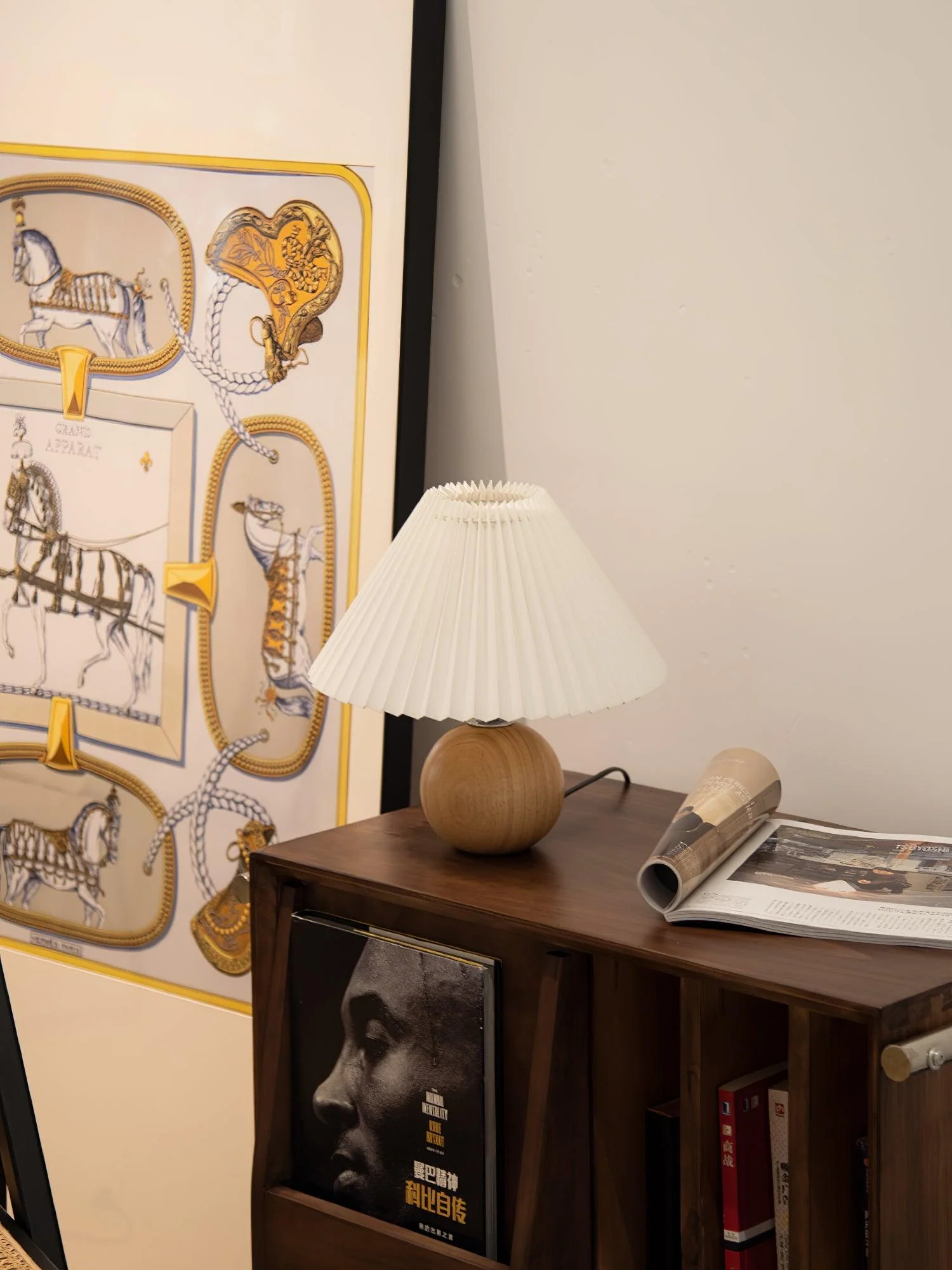 Wooden Pleated Table Lamp - Image 18