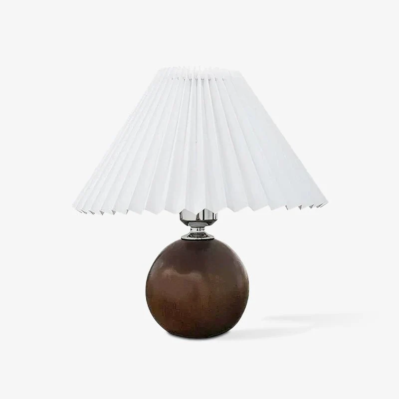 Wooden Pleated Table Lamp - Image 22