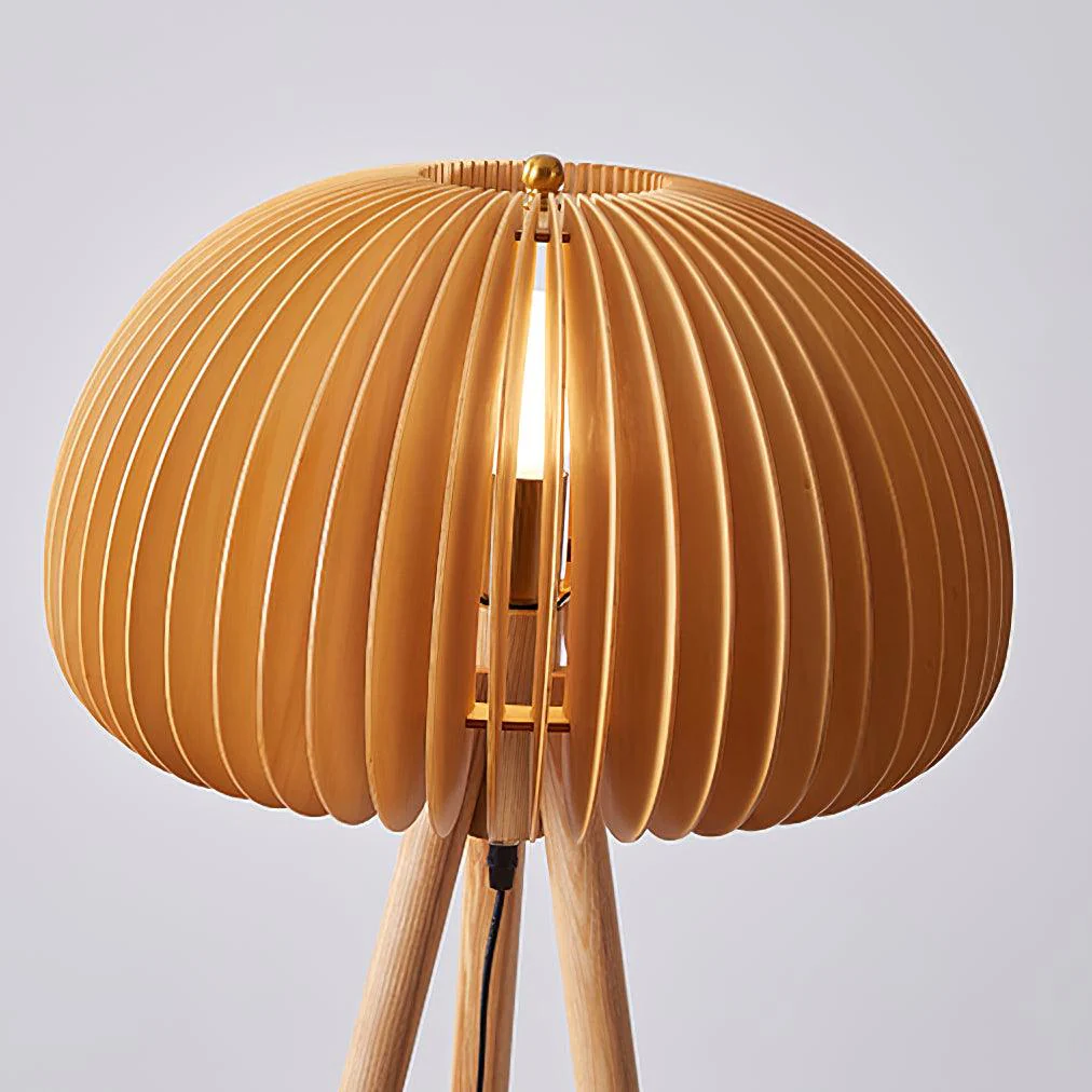 Wooden Pumpkin Floor Lamp - Image 18