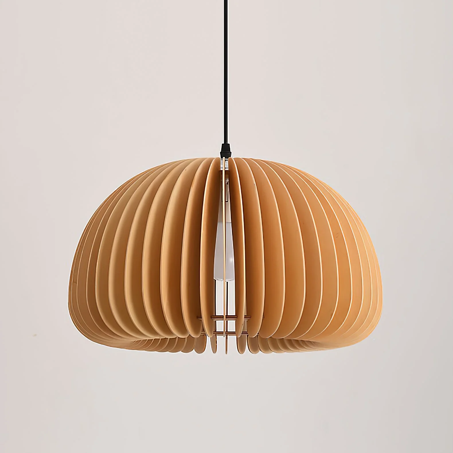 Wooden Pumpkin Pendant Lamp - Image 49