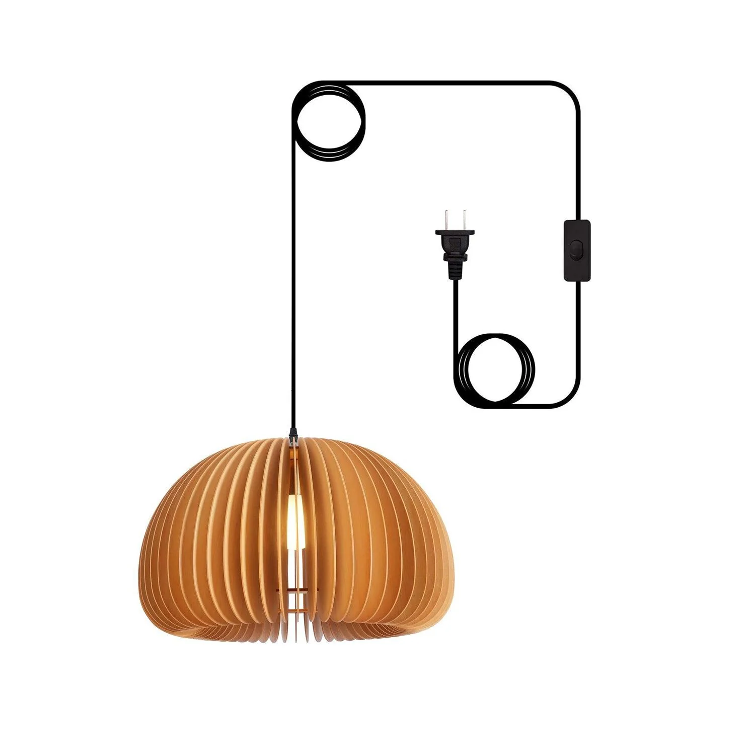 Wooden Pumpkin Swag Lights - Image 20