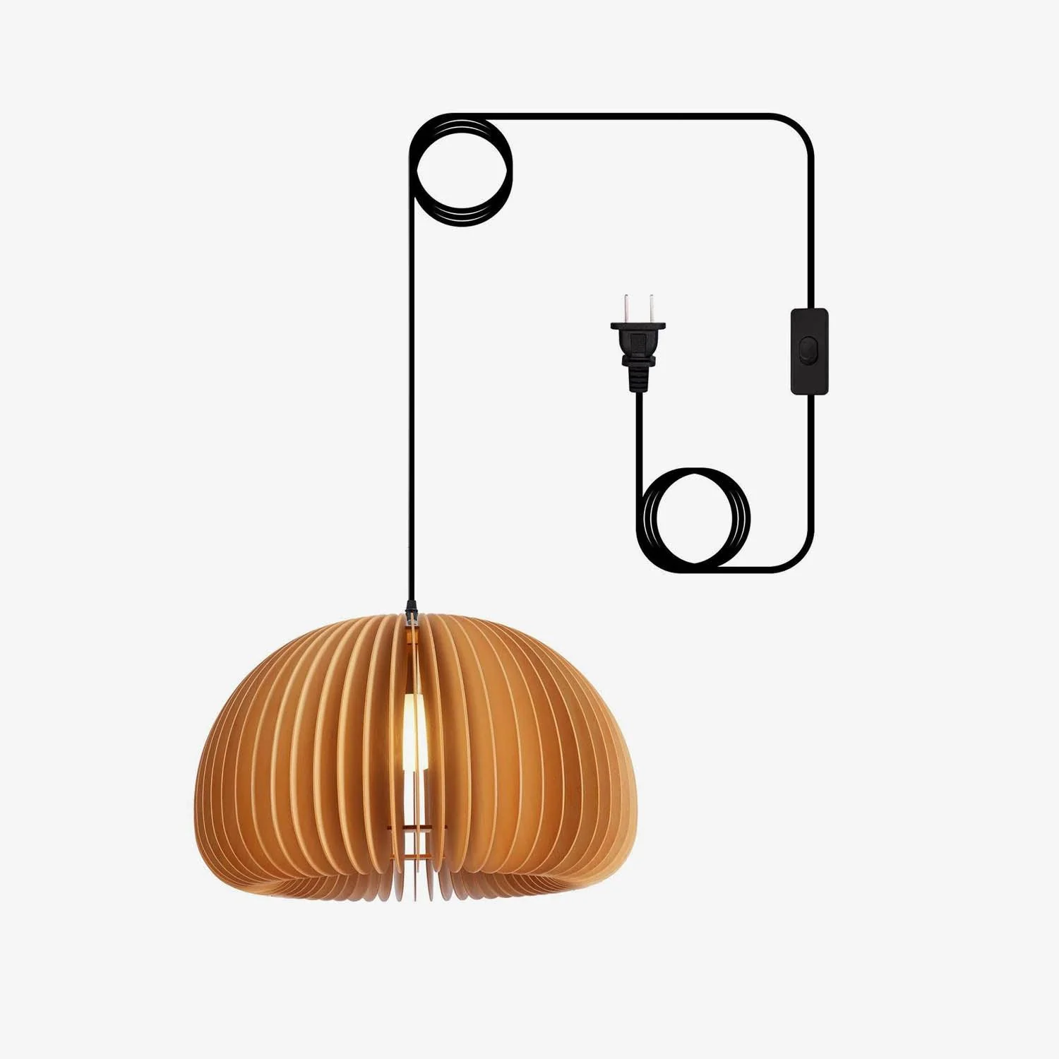 Wooden Pumpkin Swag Lights - Image 21