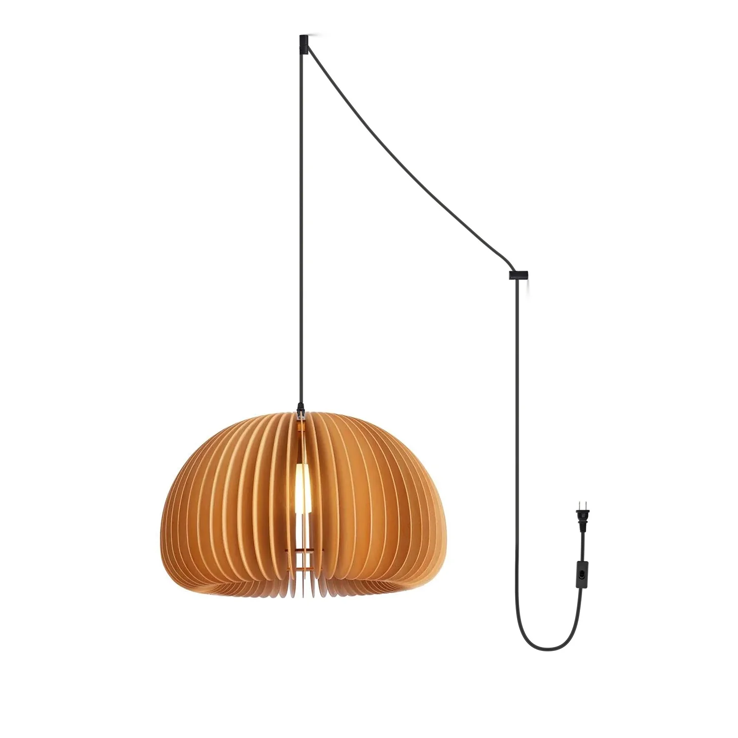 Wooden Pumpkin Swag Lights - Image 27