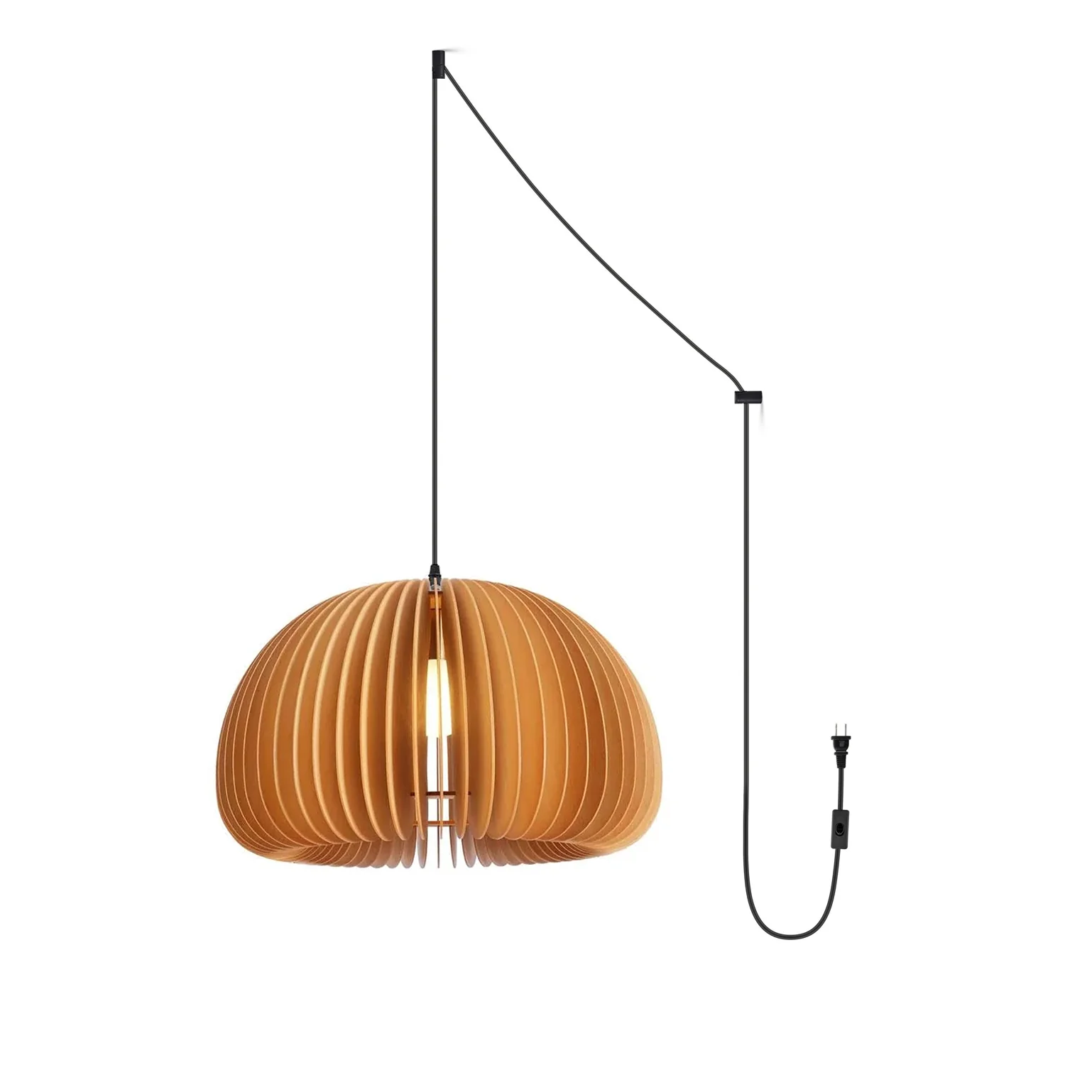 Wooden Pumpkin Swag Lights - Image 28