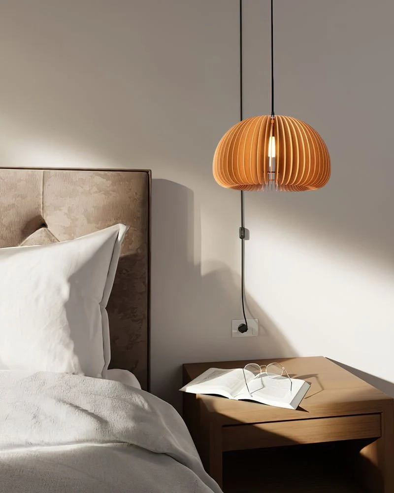 Wooden Pumpkin Swag Lights - Image 6