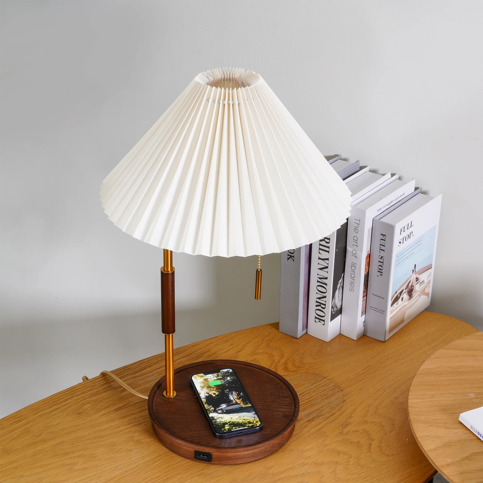 Wooden Retro Table Lamp - Image 3