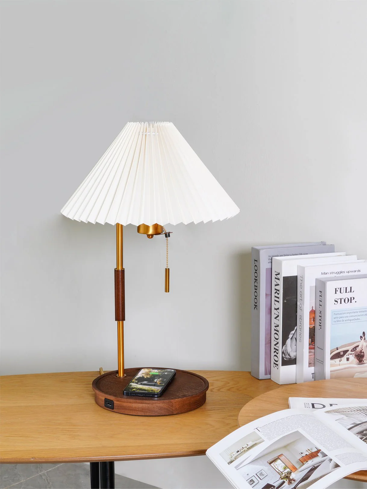 Wooden Retro Table Lamp - Image 9