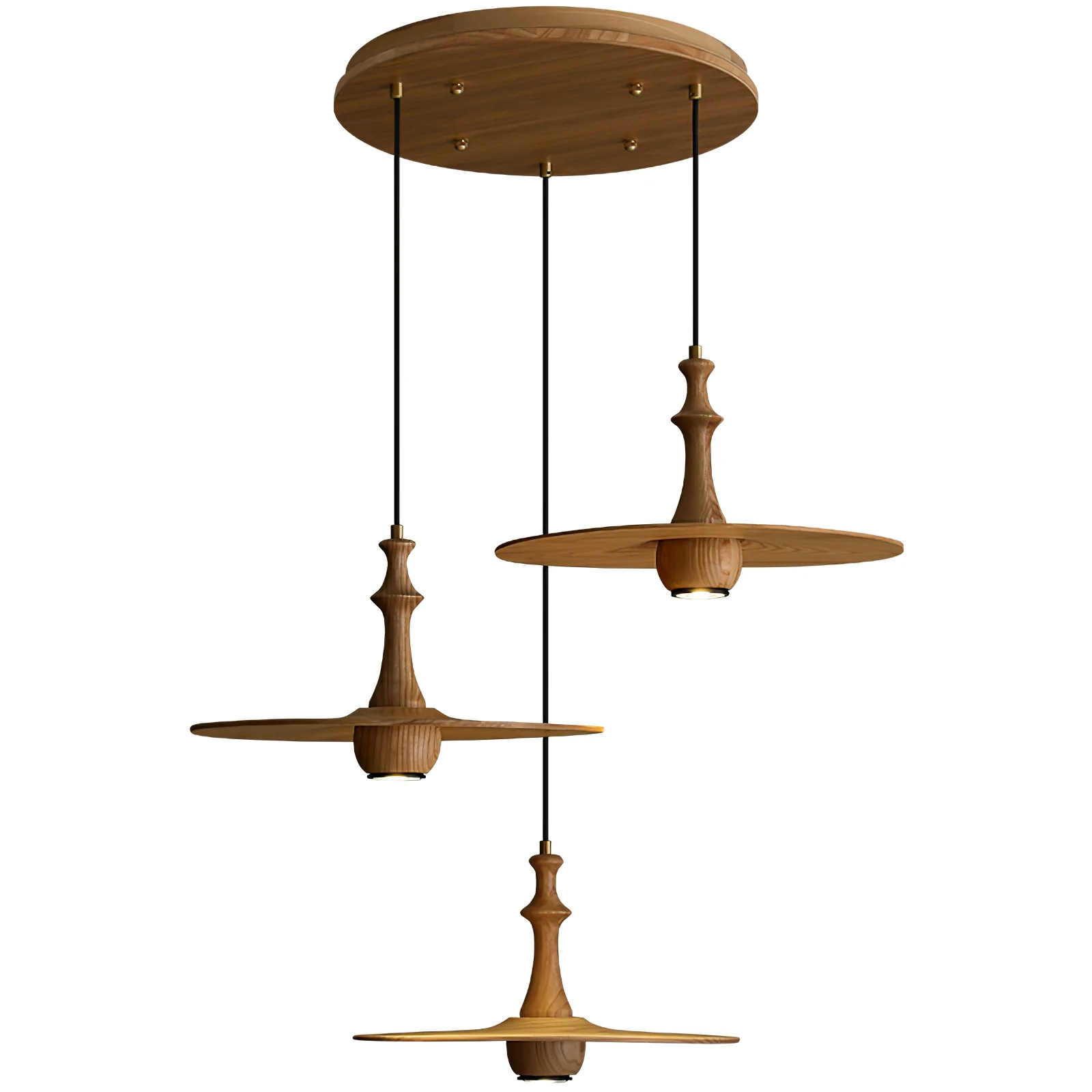 Wooden Spin Pendant Light - Image 17