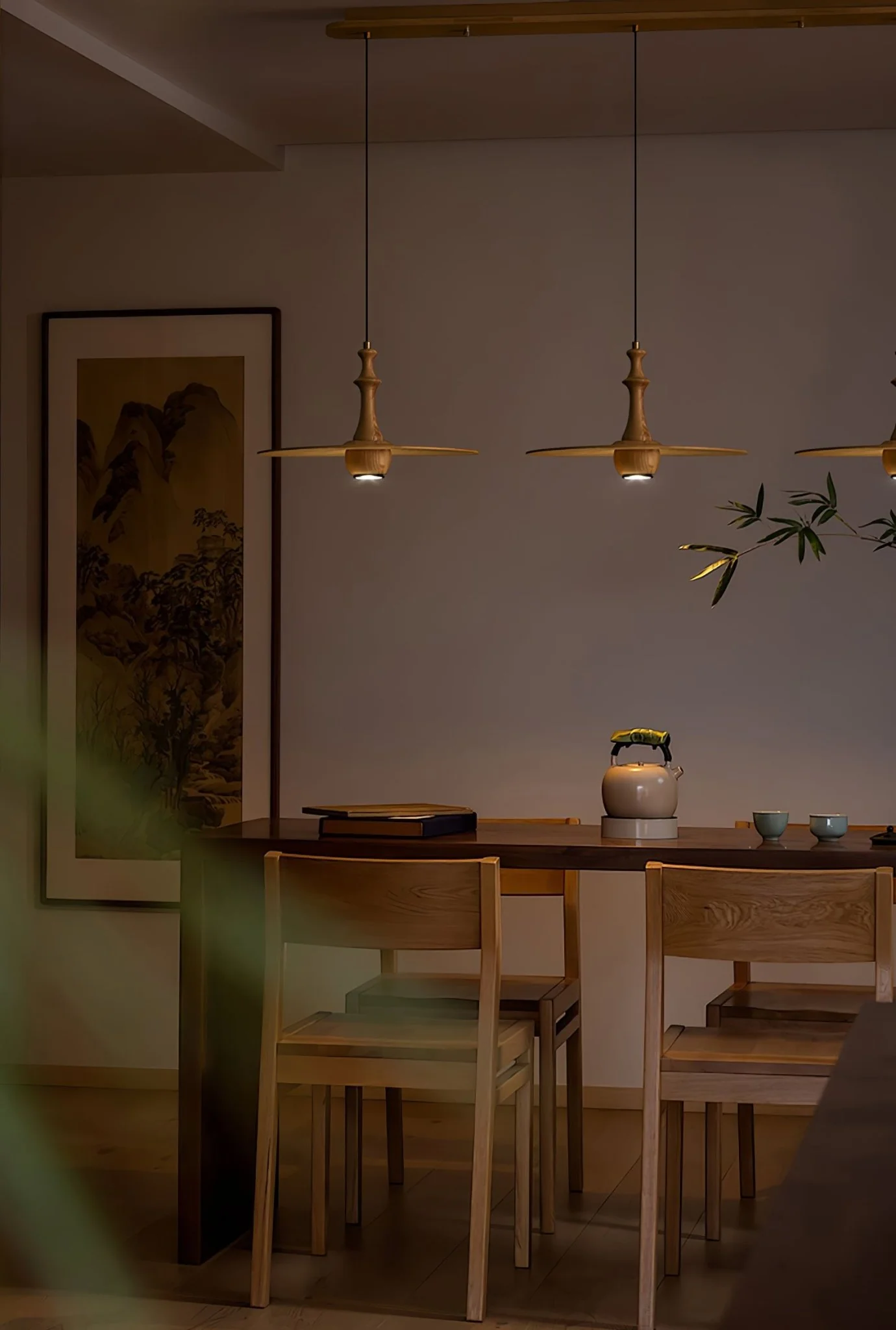 Wooden Spin Pendant Light - Image 18