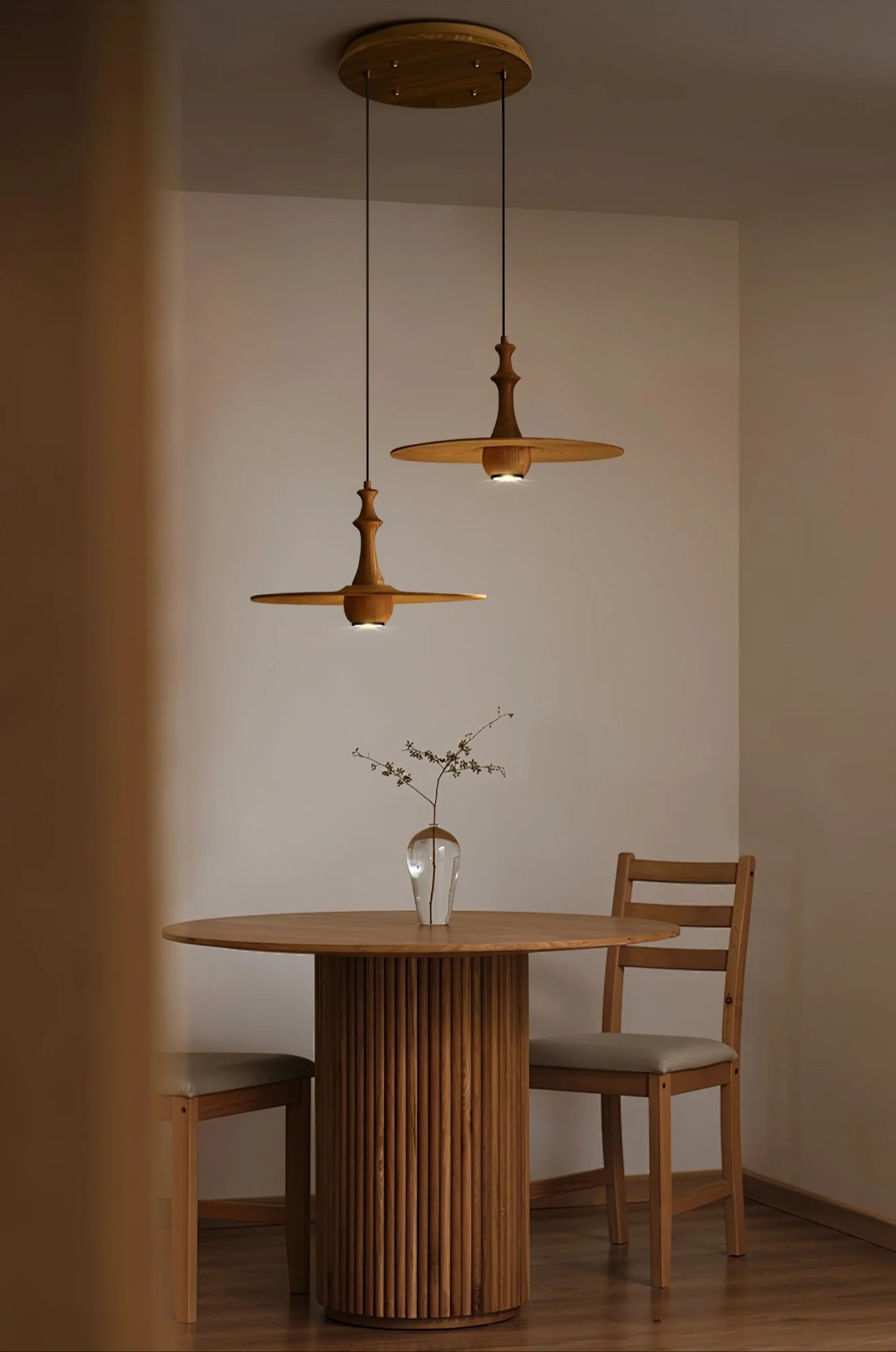 Wooden Spin Pendant Light - Image 19