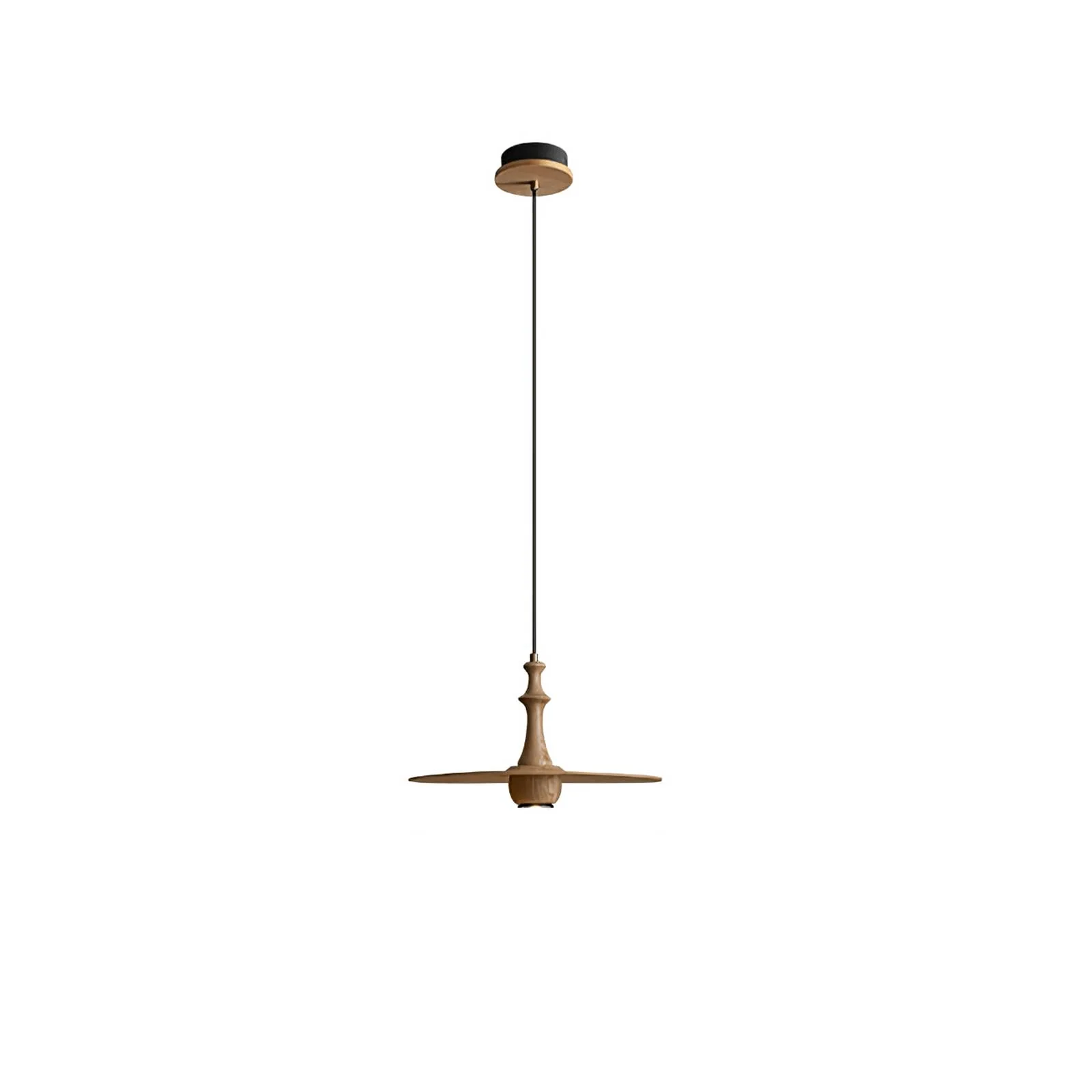 Wooden Spin Pendant Light - Image 28