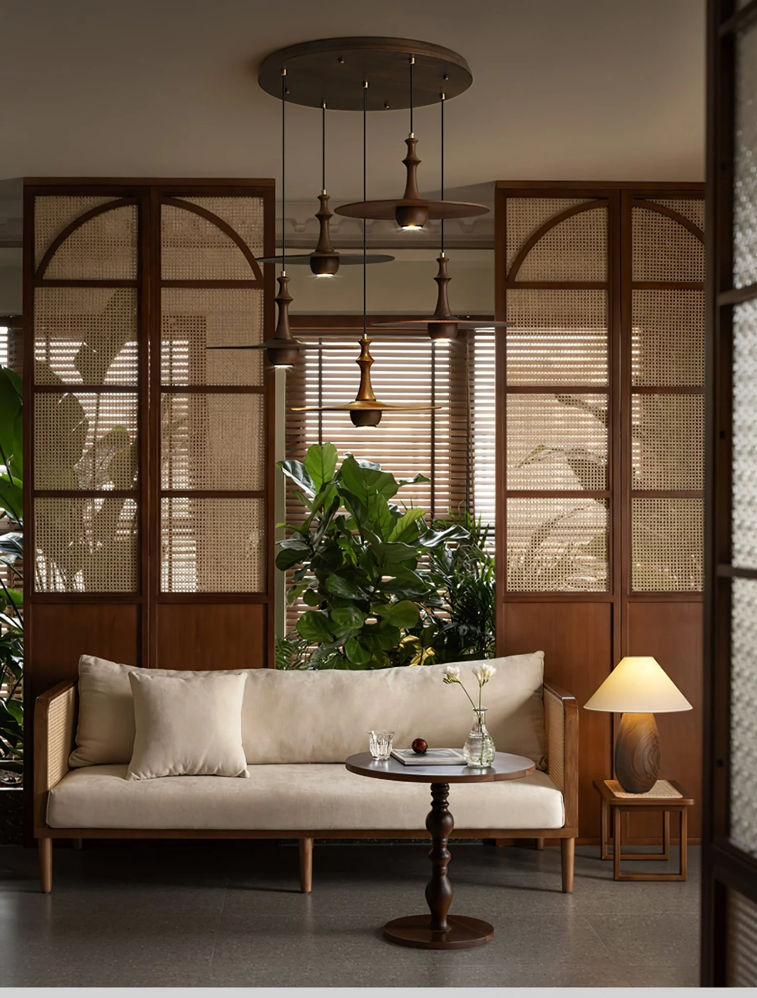 Wooden Spin Pendant Light - Image 7