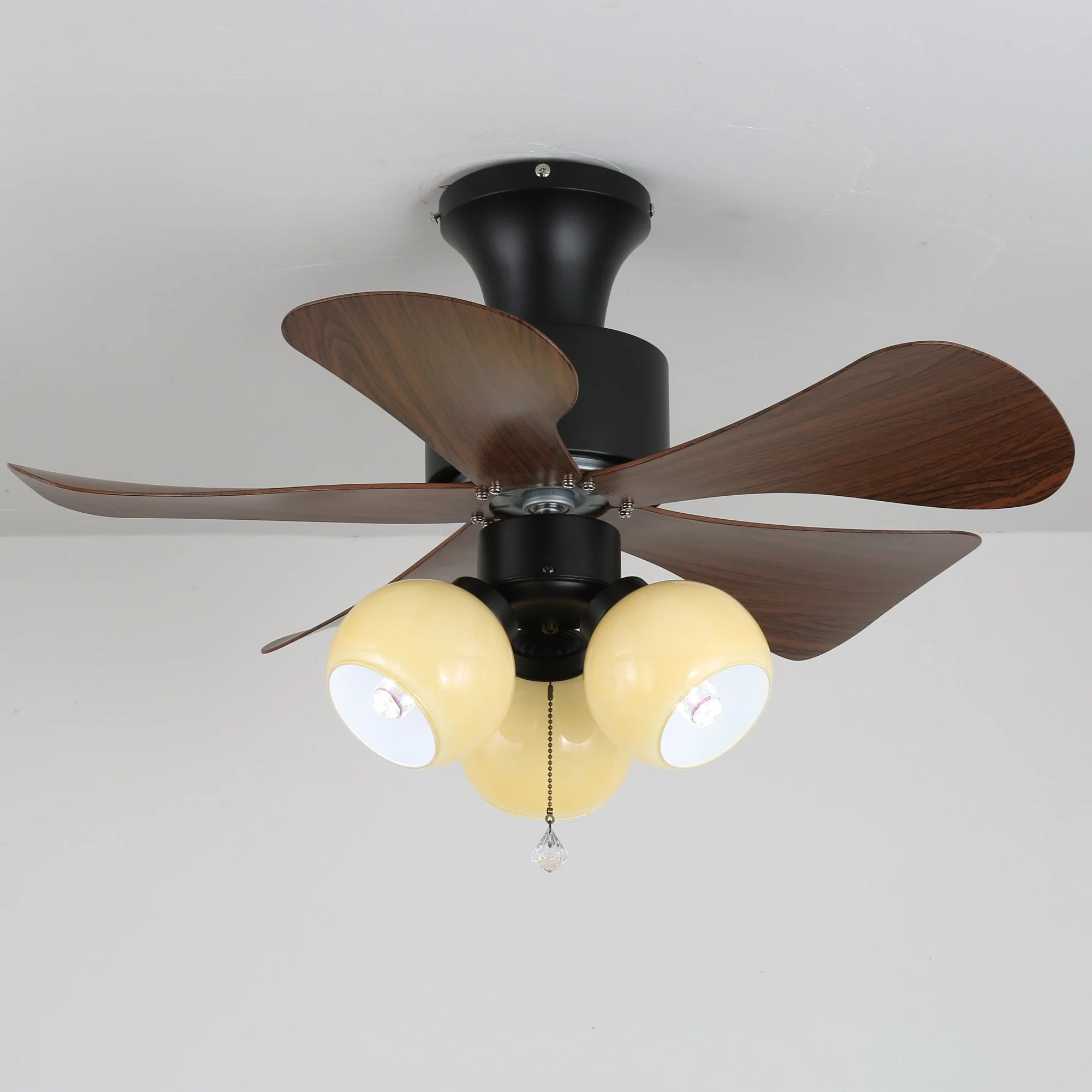 Woodgrain Charm Ceiling Fan Light - Image 3