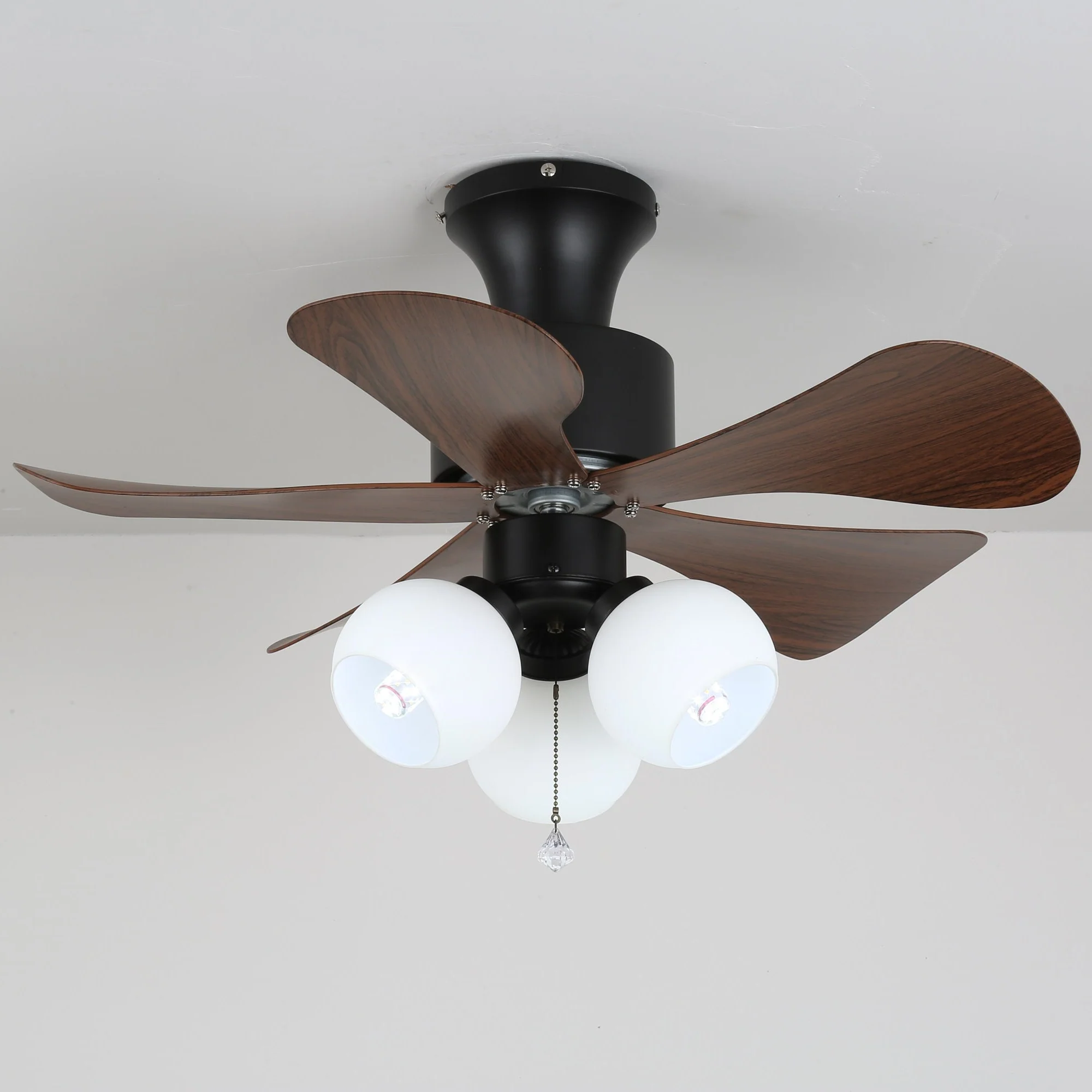 Woodgrain Charm Ceiling Fan Light - Image 6