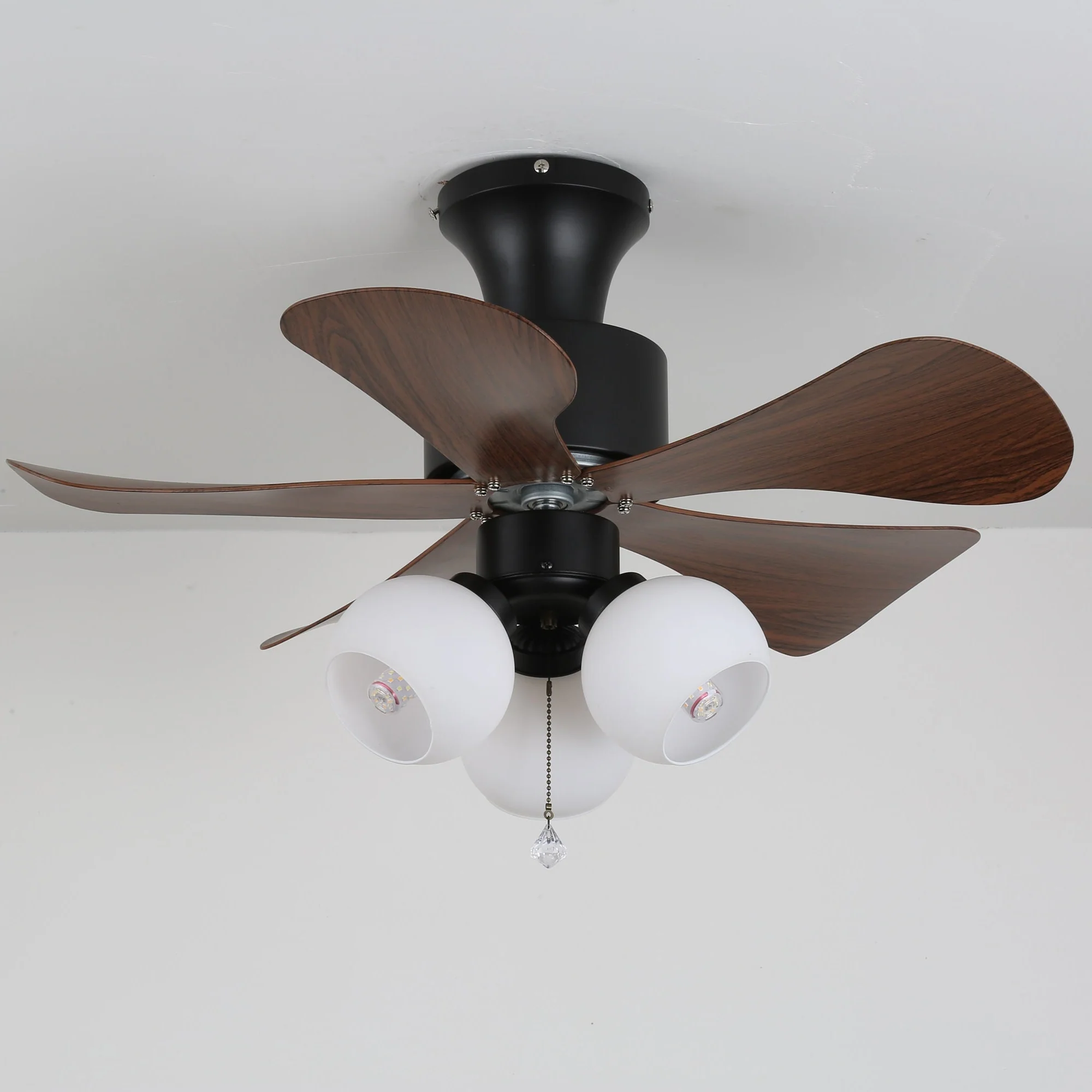 Woodgrain Charm Ceiling Fan Light - Image 7