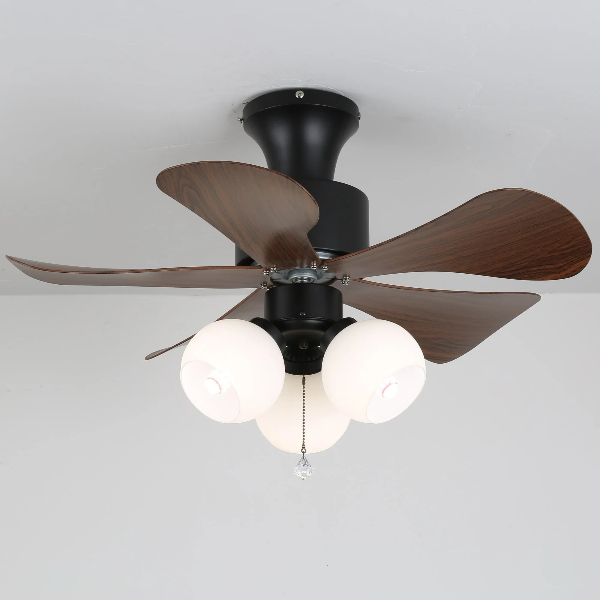 Woodgrain Charm Ceiling Fan Light - Image 8