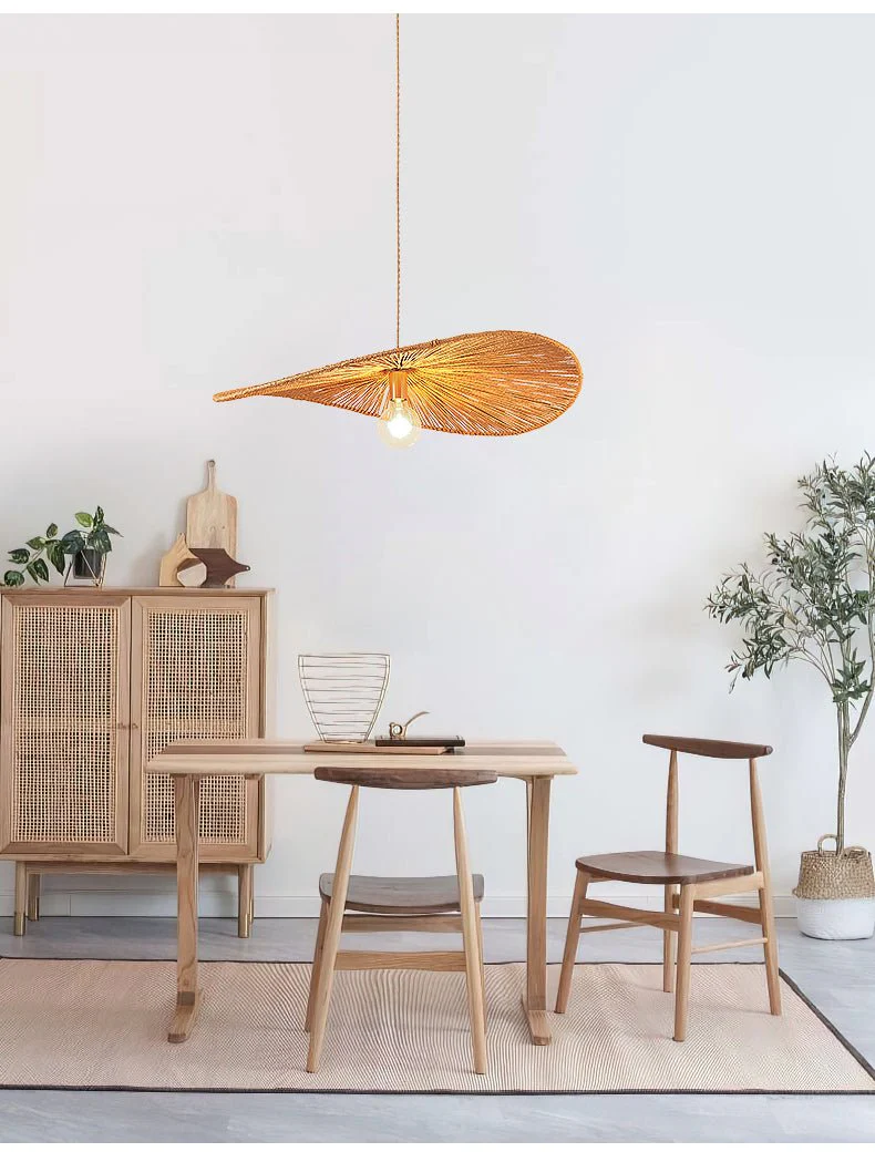 Woven Leaf Pendant Light - Image 5