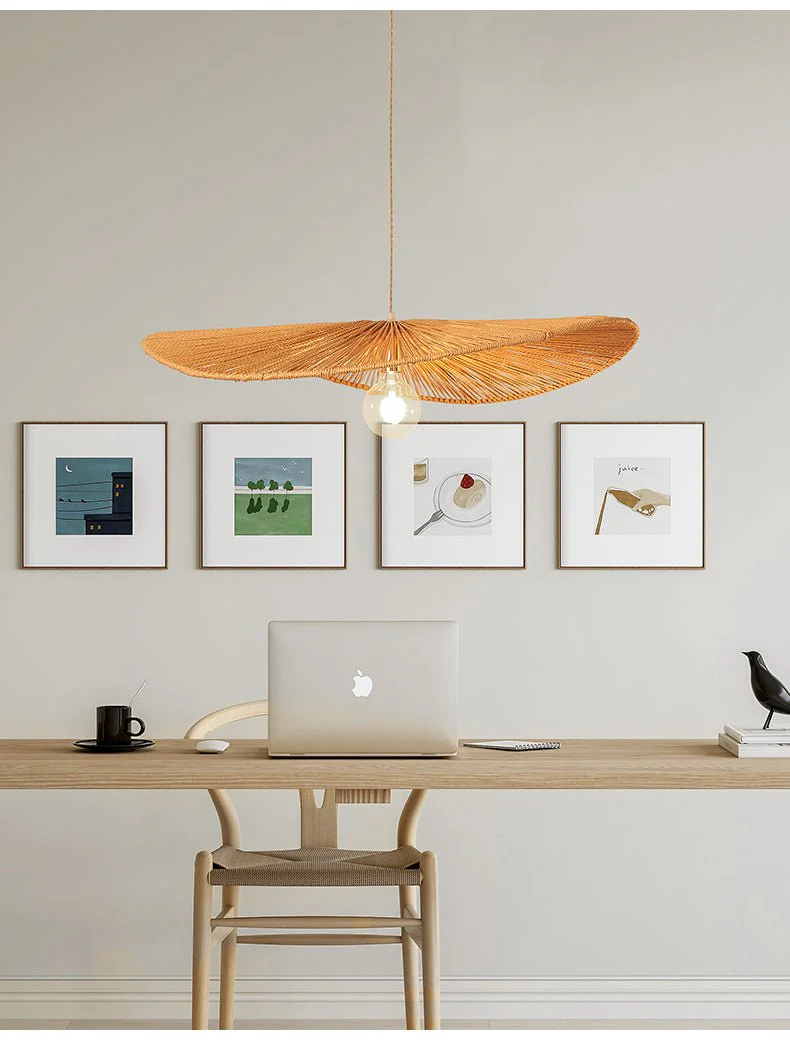 Woven Leaf Pendant Light - Image 6