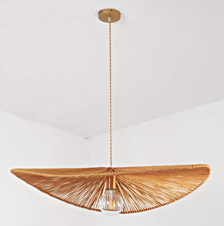 Woven Leaf Pendant Light - Image 8