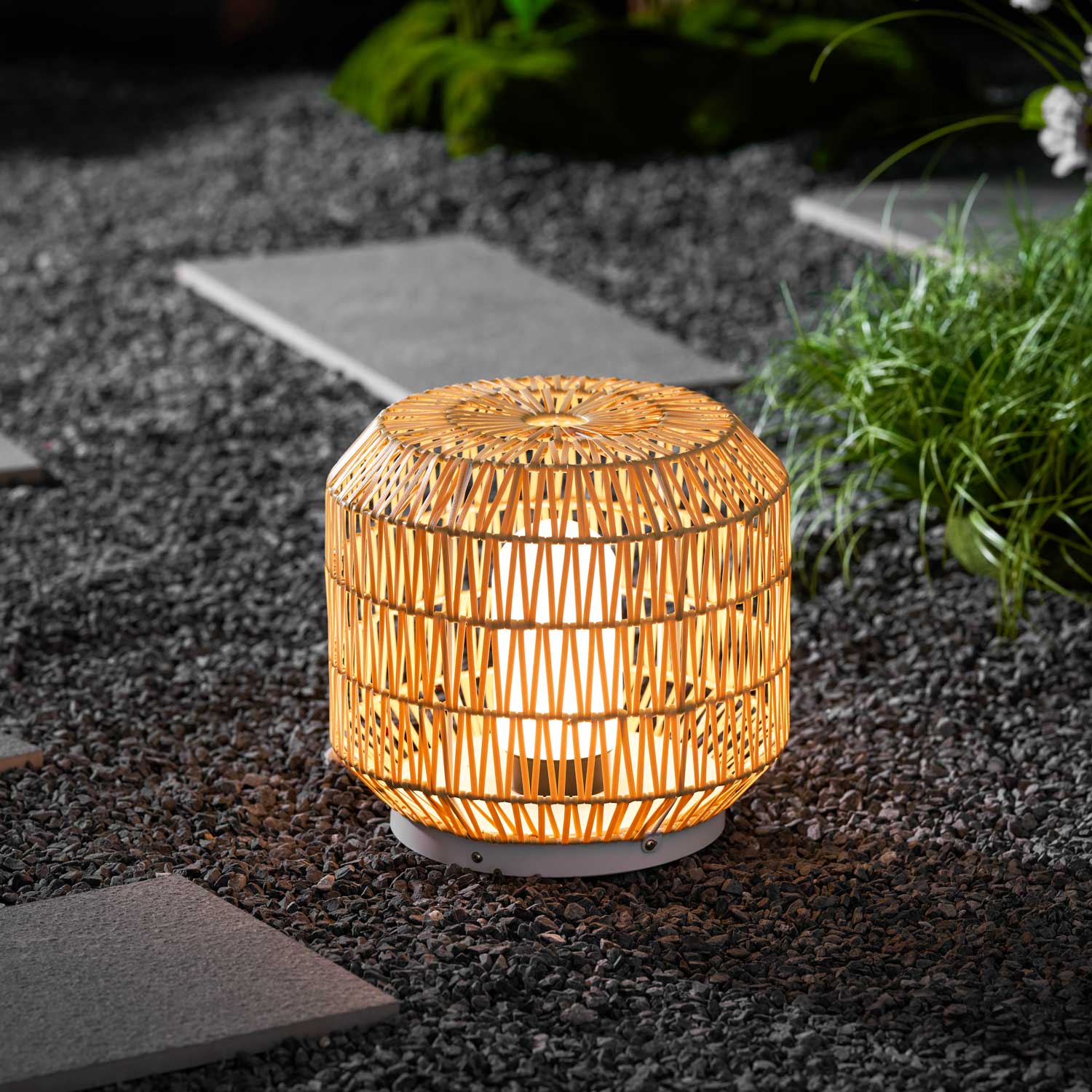 Woven Rattan Outdoor Lamp - Image 55