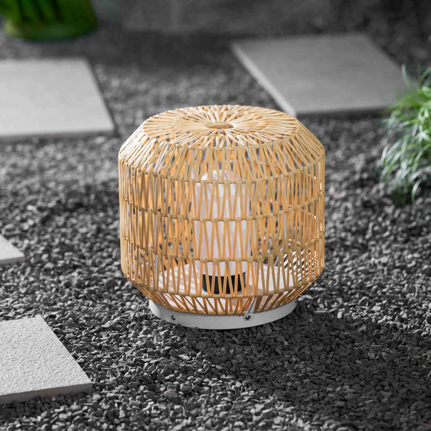 Woven Rattan Outdoor Lamp - Image 60