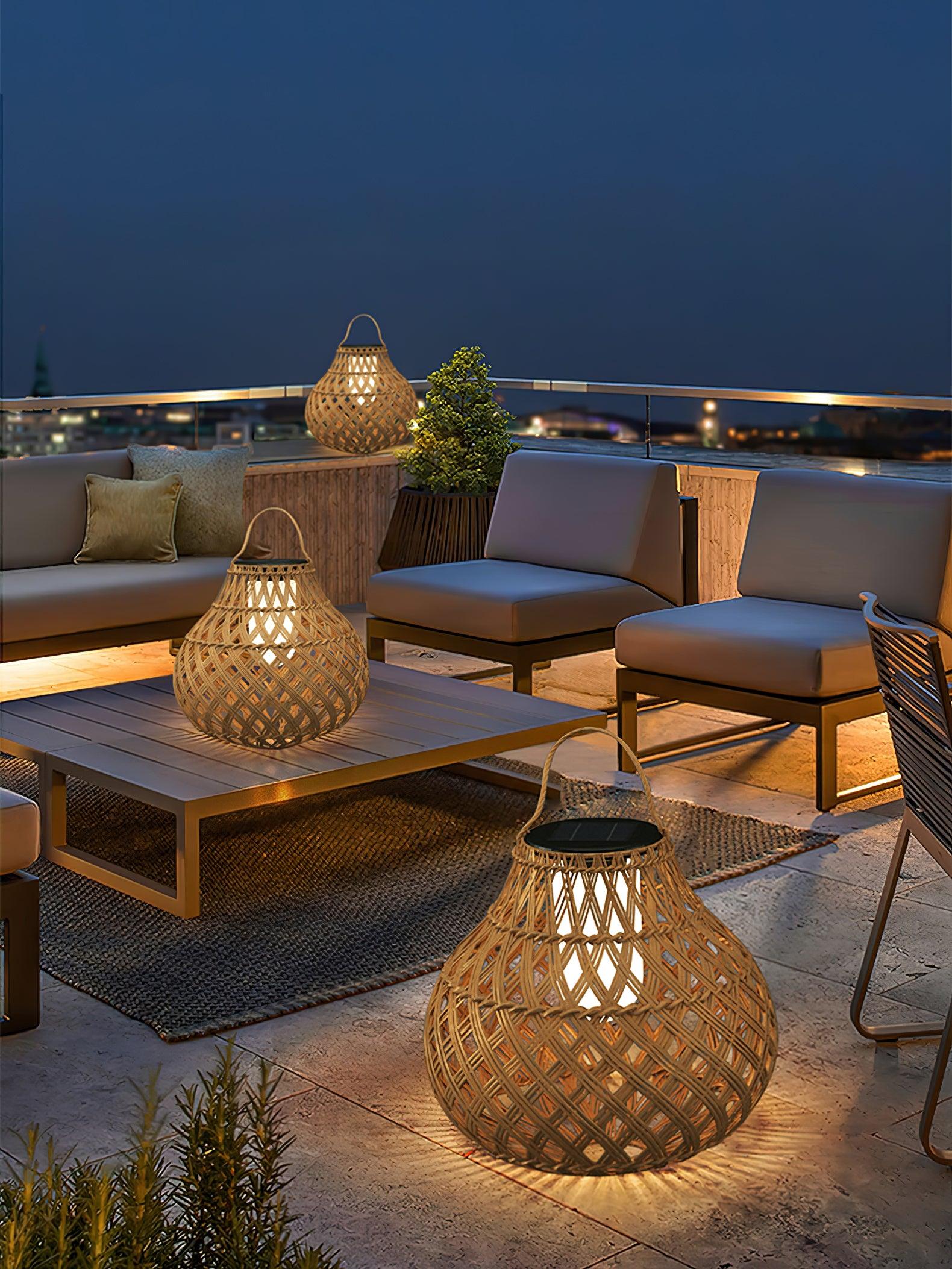 Woven Sphere Lantern Outdoor Lamp - Image 21