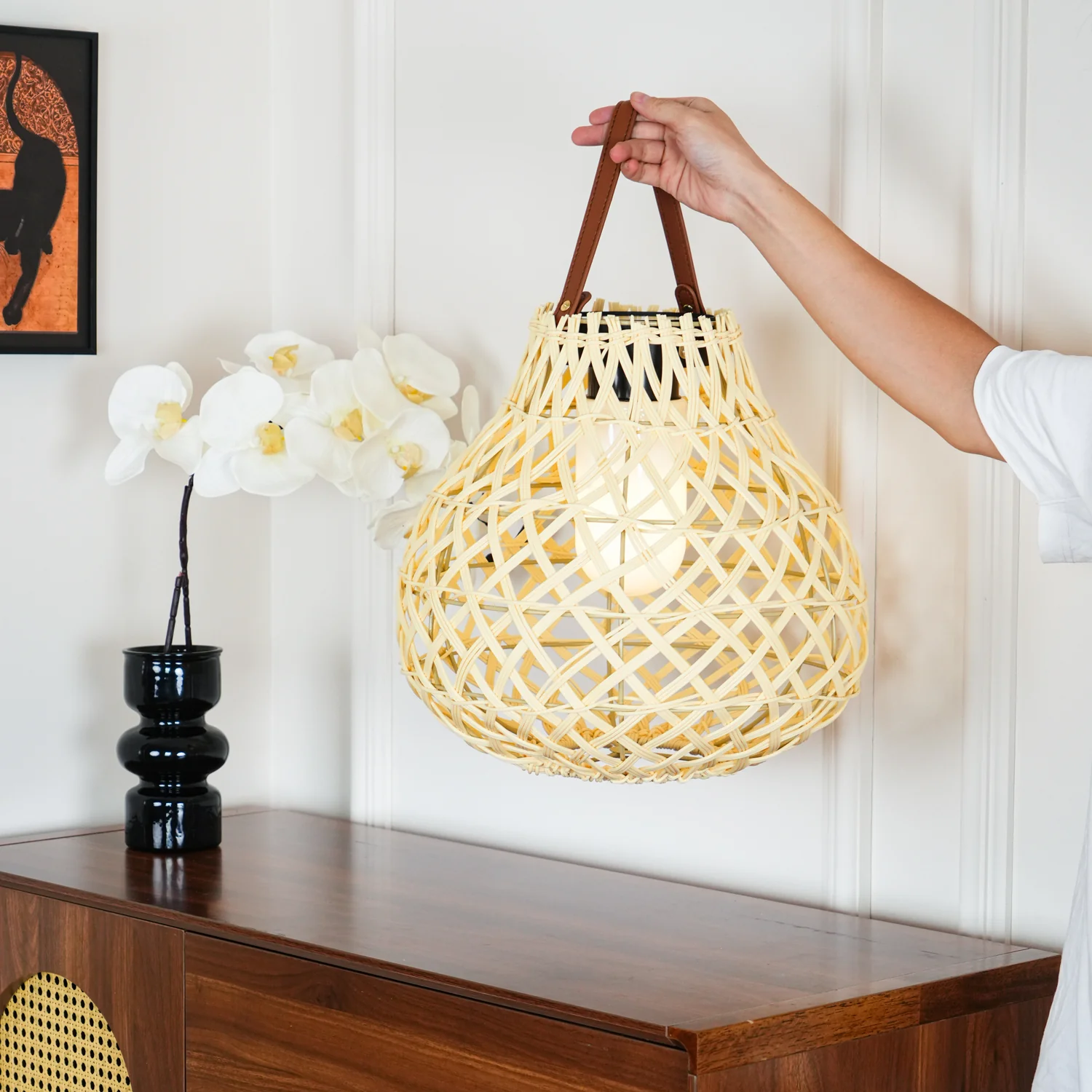 Woven Sphere Lantern Outdoor Lamp - Image 55
