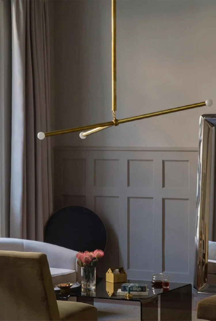 Wrapped Linear Chandelier - Image 4