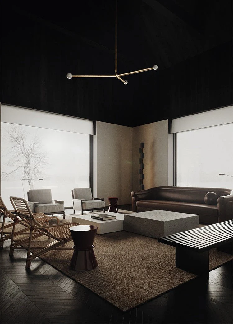 Wrapped Linear Chandelier - Image 7